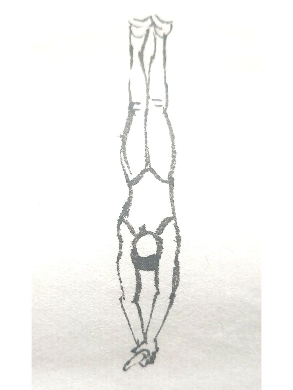 跳水简笔画