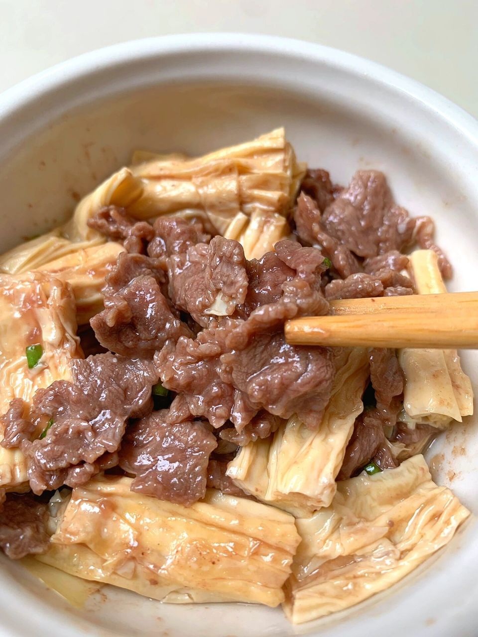 12m 腐竹蒸牛肉 牛肉软嫩不柴的诀窍在这里 给宝宝做辅食,牛肉真的是