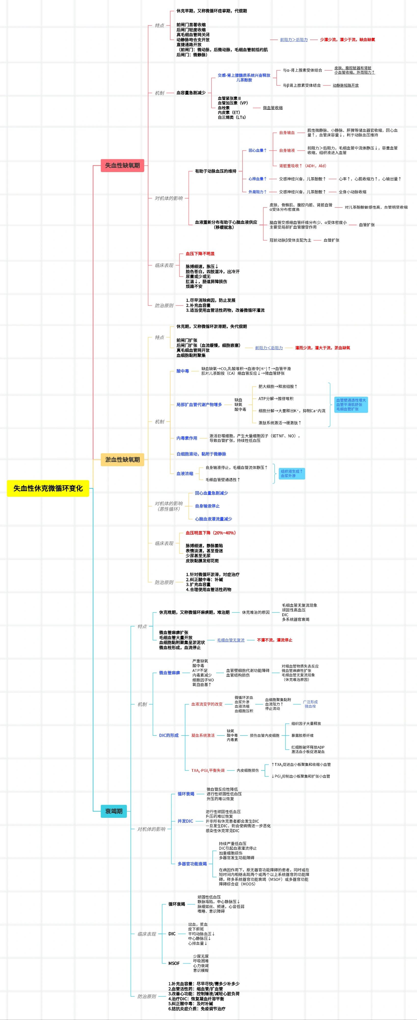 休克的思维导图怎么做图片