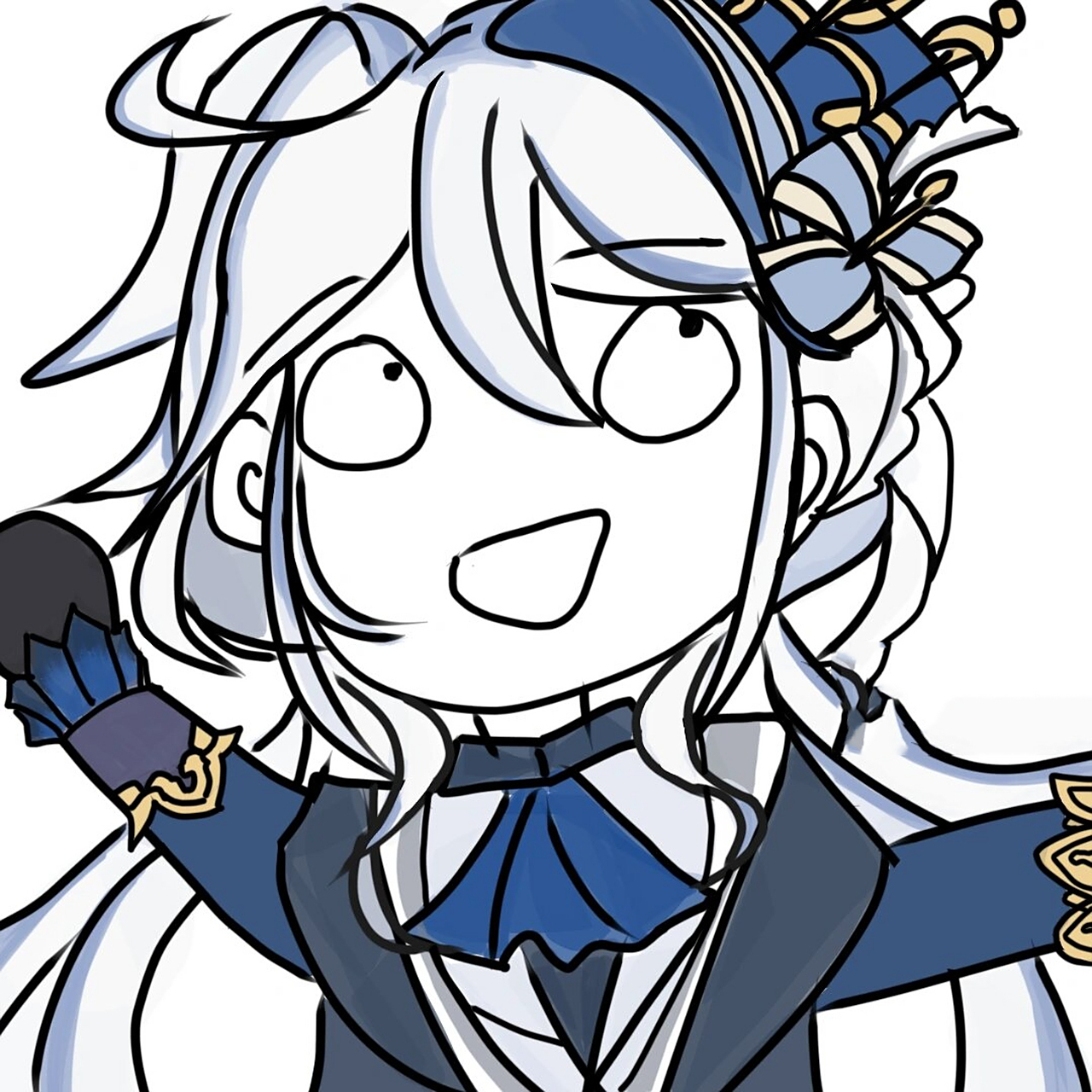 芙卡洛斯头像(整活) 画完了,精神状态堪忧(瘫