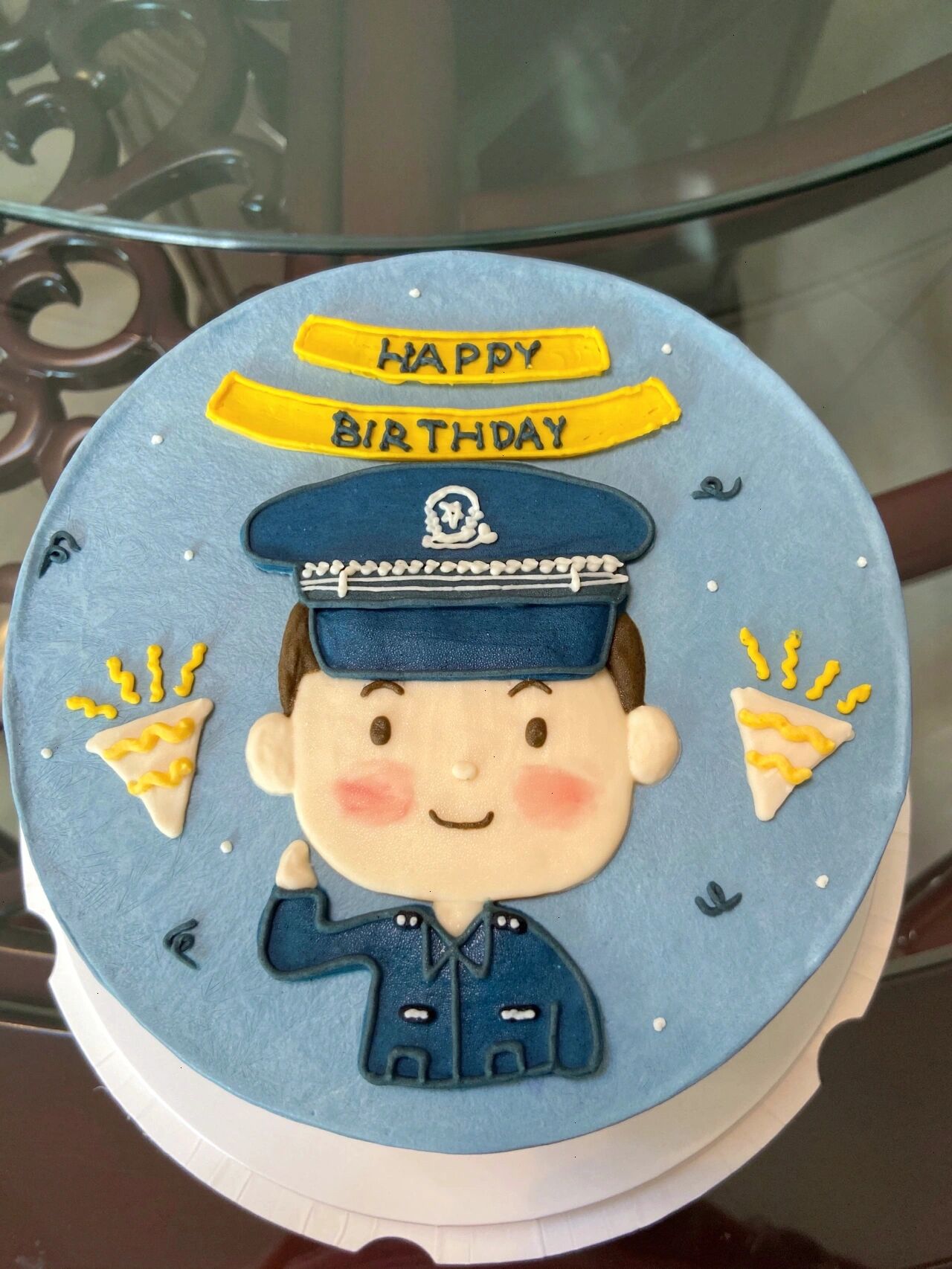 手绘蛋糕🎂|可爱的警察蜀黍