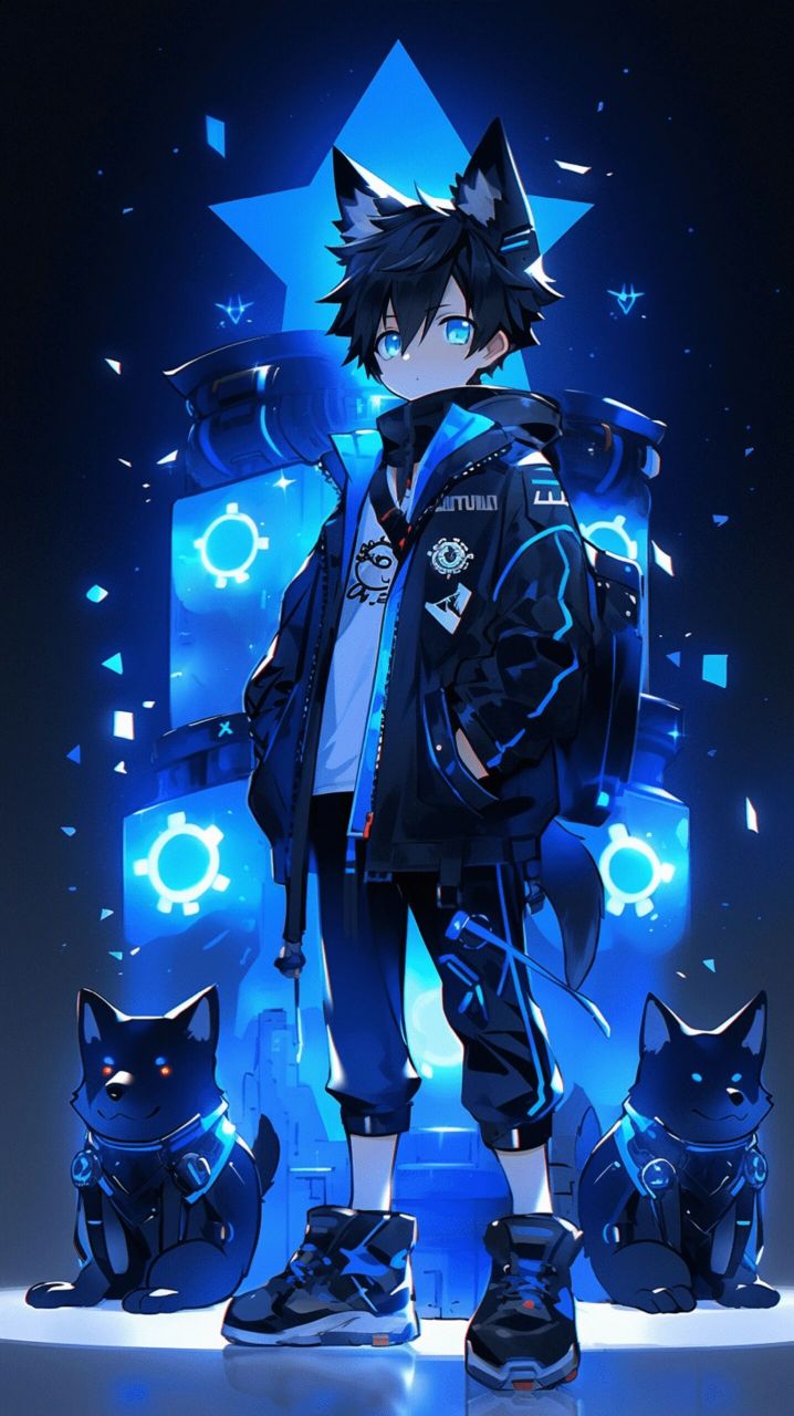 星夜91(动漫男头壁纸)