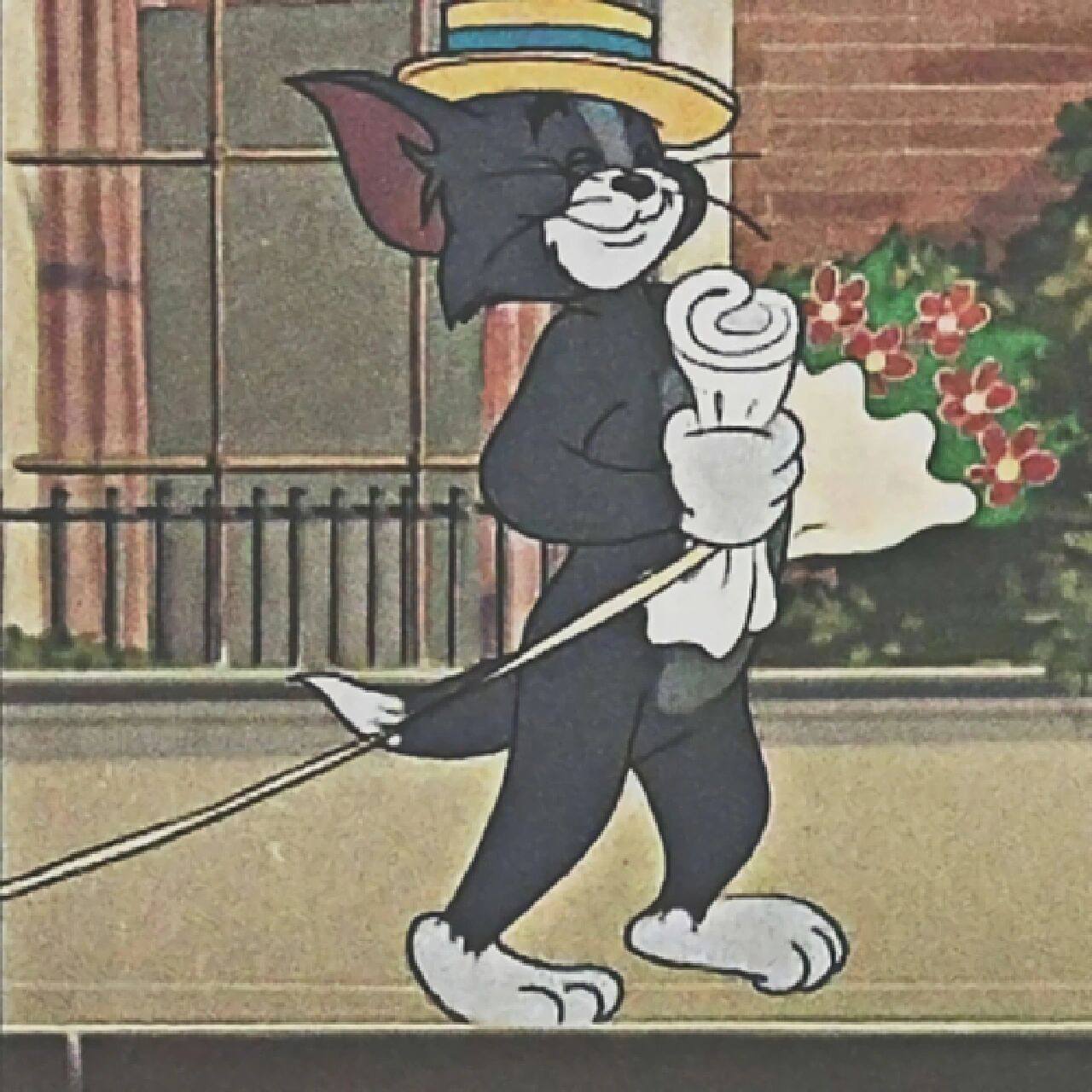 汤姆杰瑞&猫和老鼠情侣头像 沙雕搞怪头像 汤姆杰瑞猫和老鼠情侣头像