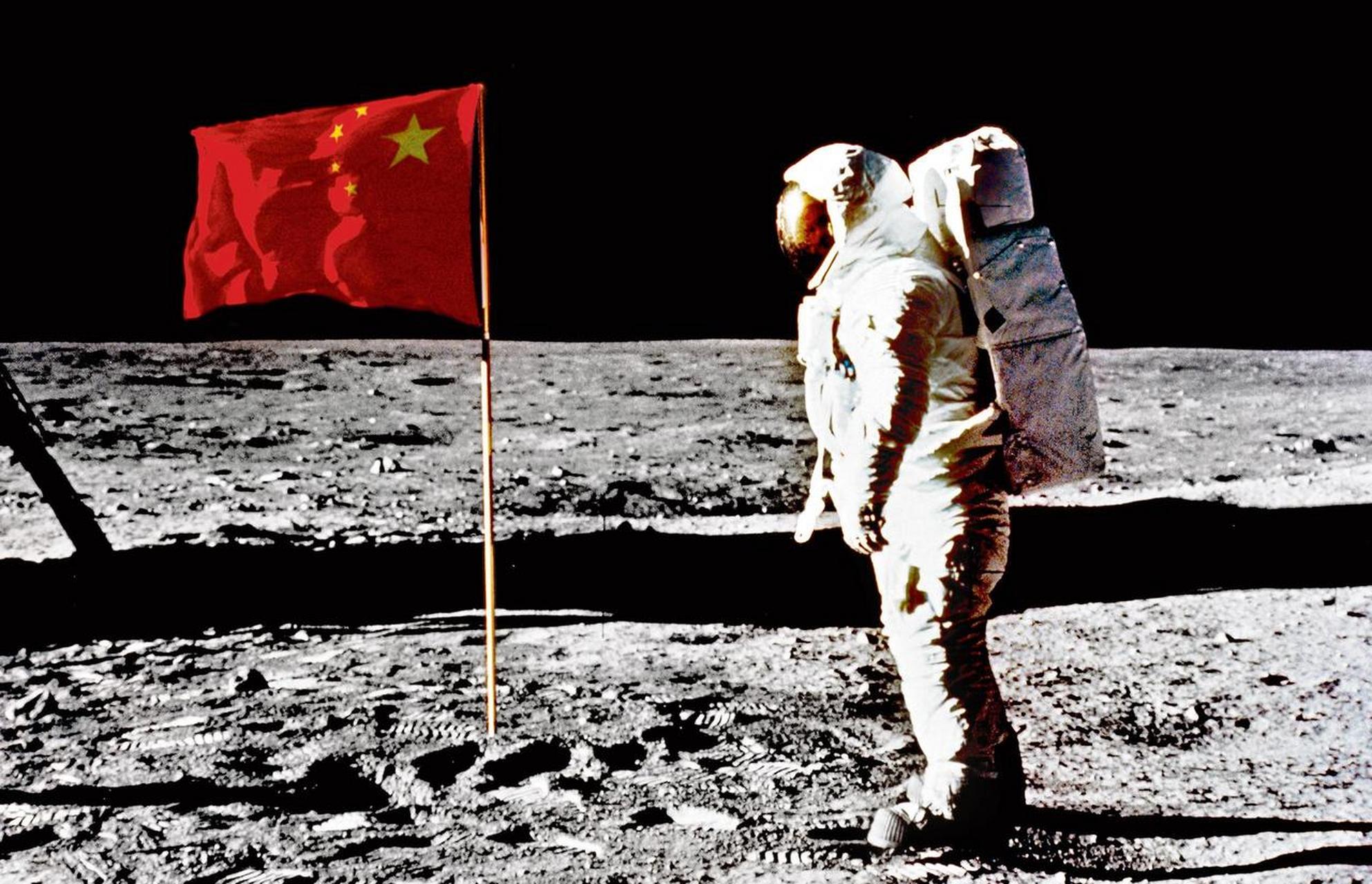 中国登月照片图片