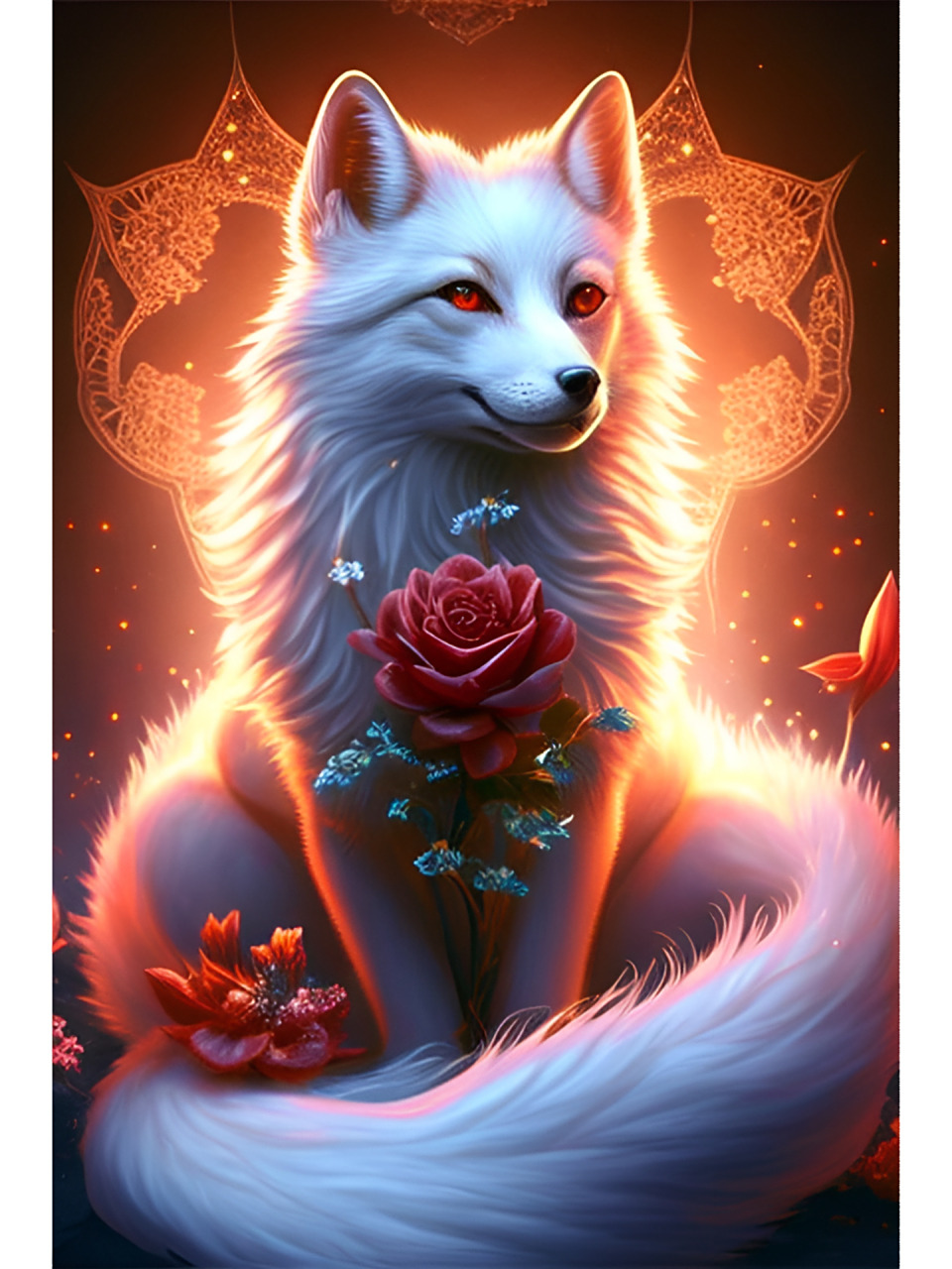 狐仙图片 火红狐仙,喜事连连!