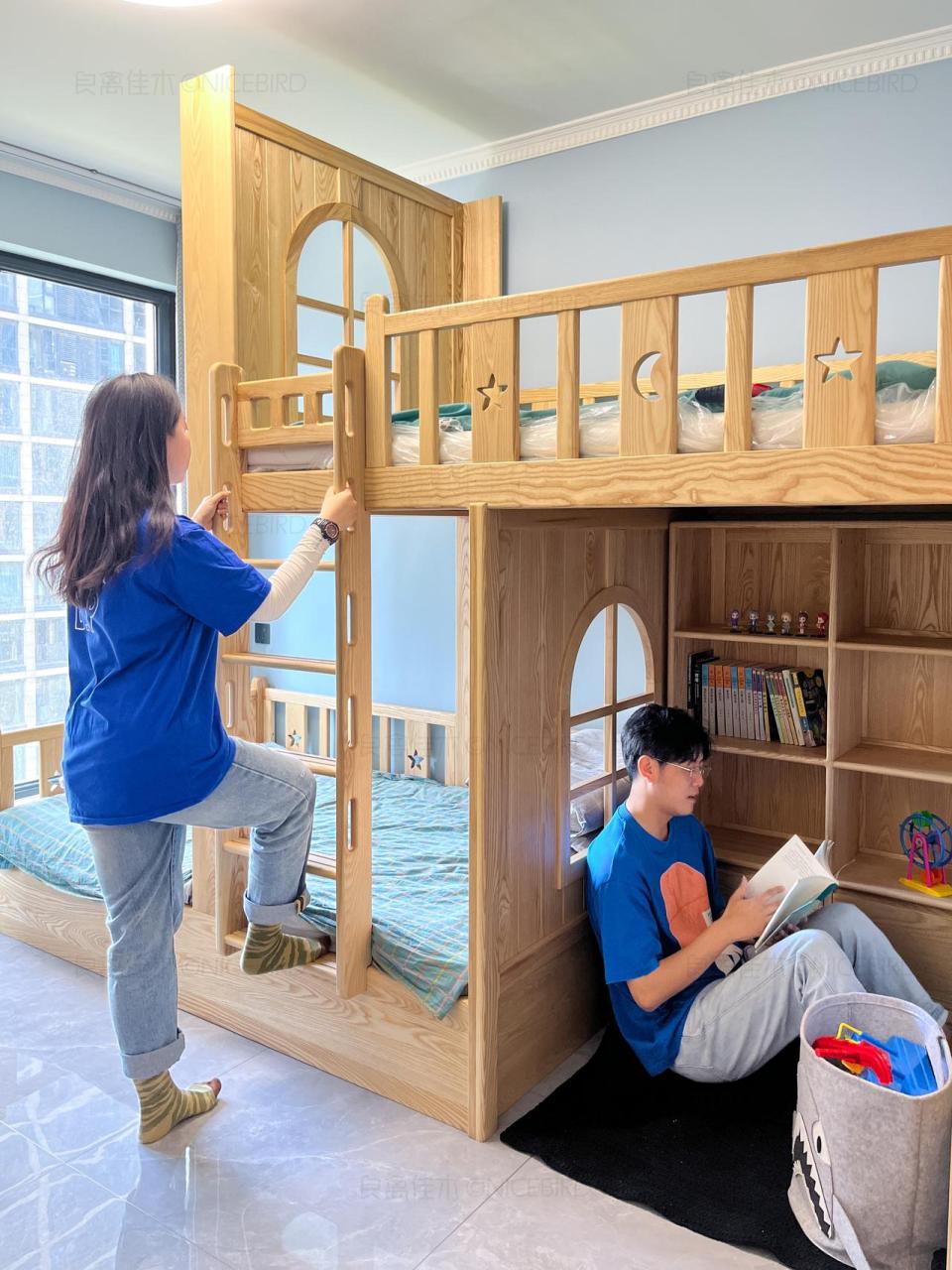 哪个崽不期待有个城堡 造个城堡那不现实,来个城堡床靠谱 郑州业主给