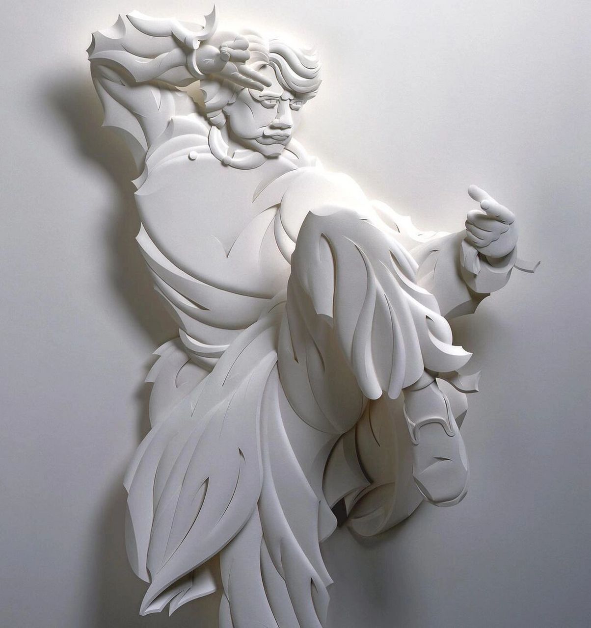 纸艺|纸浮雕:这样的成龙你们见过么6315 作品分享 艺术家:jeff