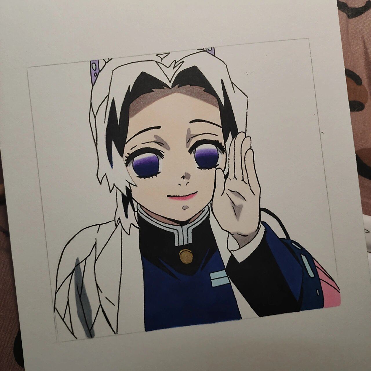 过程教学 工具:美卡勒马克笔 法卡勒马克笔 樱花勾线笔 彩铅