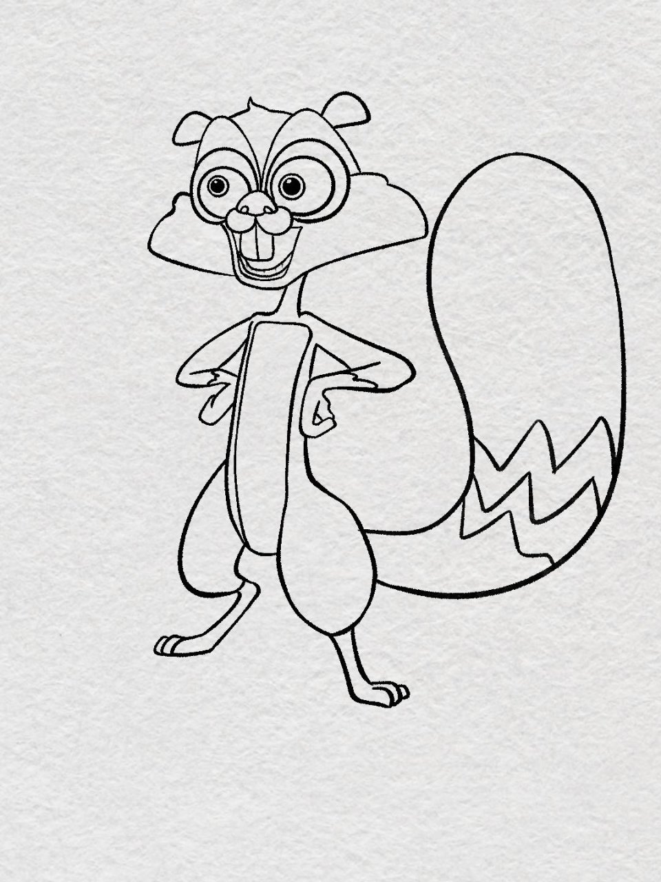 教你画熊出没-蹦蹦