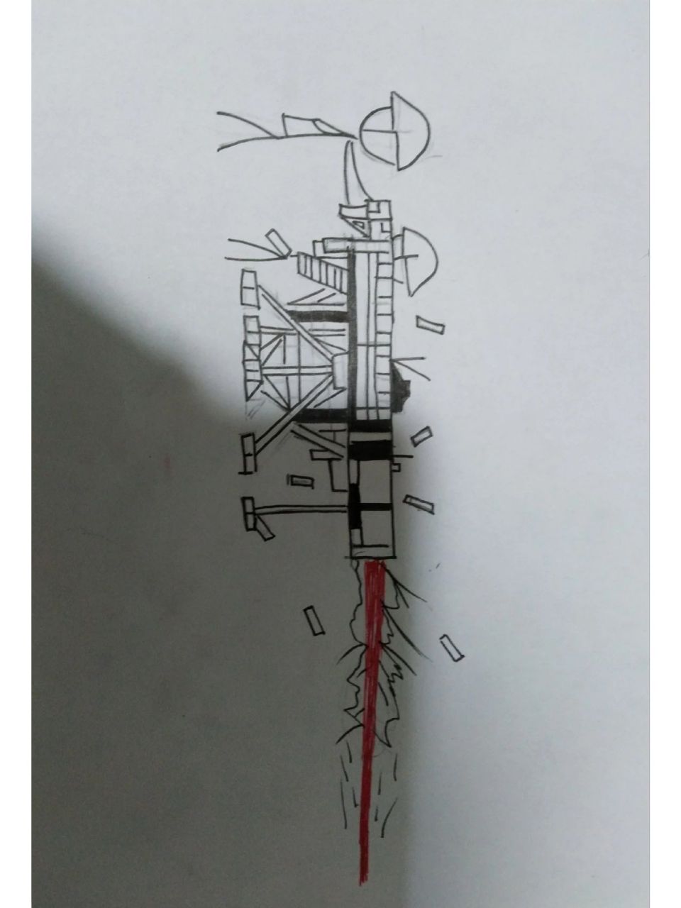 一步一步画重机枪图片