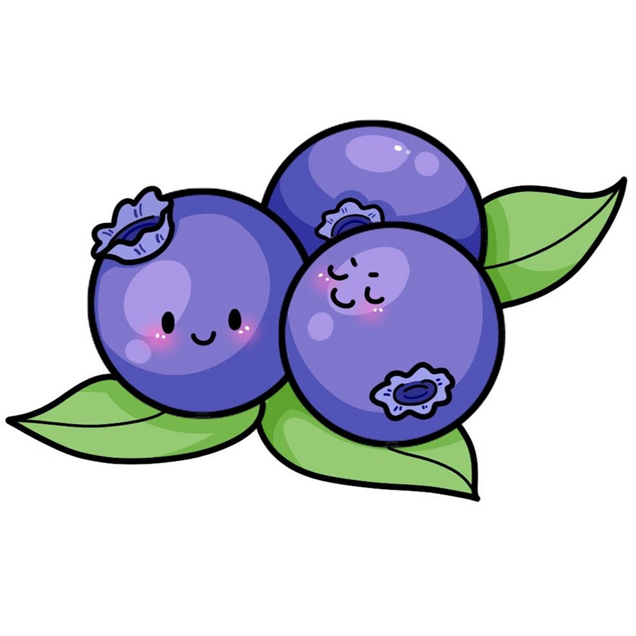 96绘画小课堂|蓝莓 简笔画分享 96绘画小课堂之蓝莓 	 今天我在摄