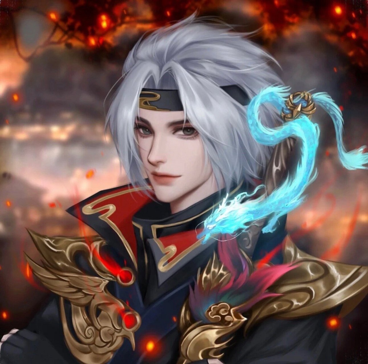 施曜单人情头 云鹰飞将&游龙清影 #头像分享# #动漫头像# #情侣头像