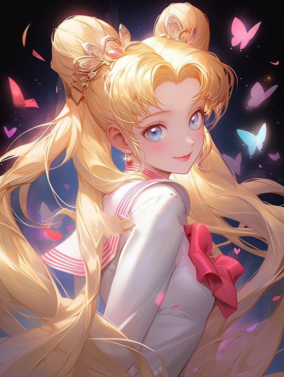 美少女战士壁纸|一组风格特别的美少女    夏日滤镜
