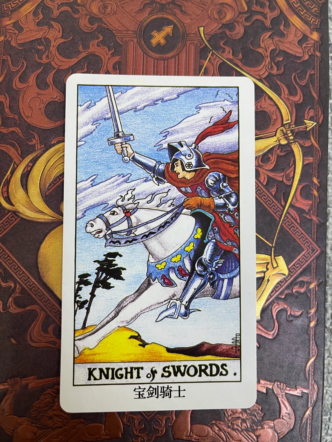 今日日运塔罗牌"宝剑骑士" 你看到什么想到什么?