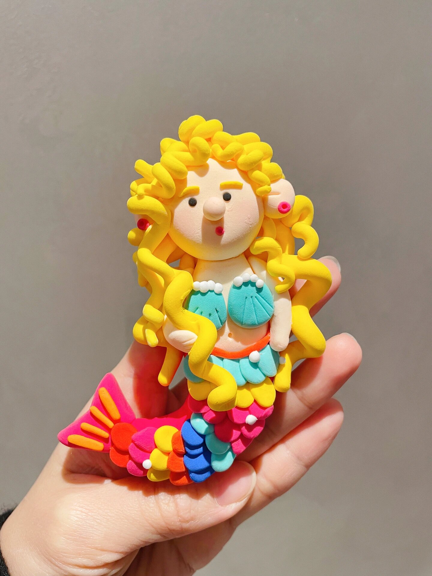 超轻粘土美人鱼