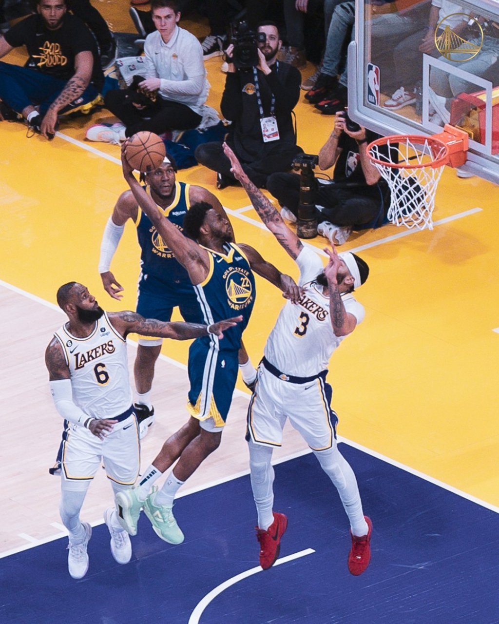 99  #勇士vs湖人##湖人对战勇士#  #维金斯隔扣浓眉#   #金州勇士