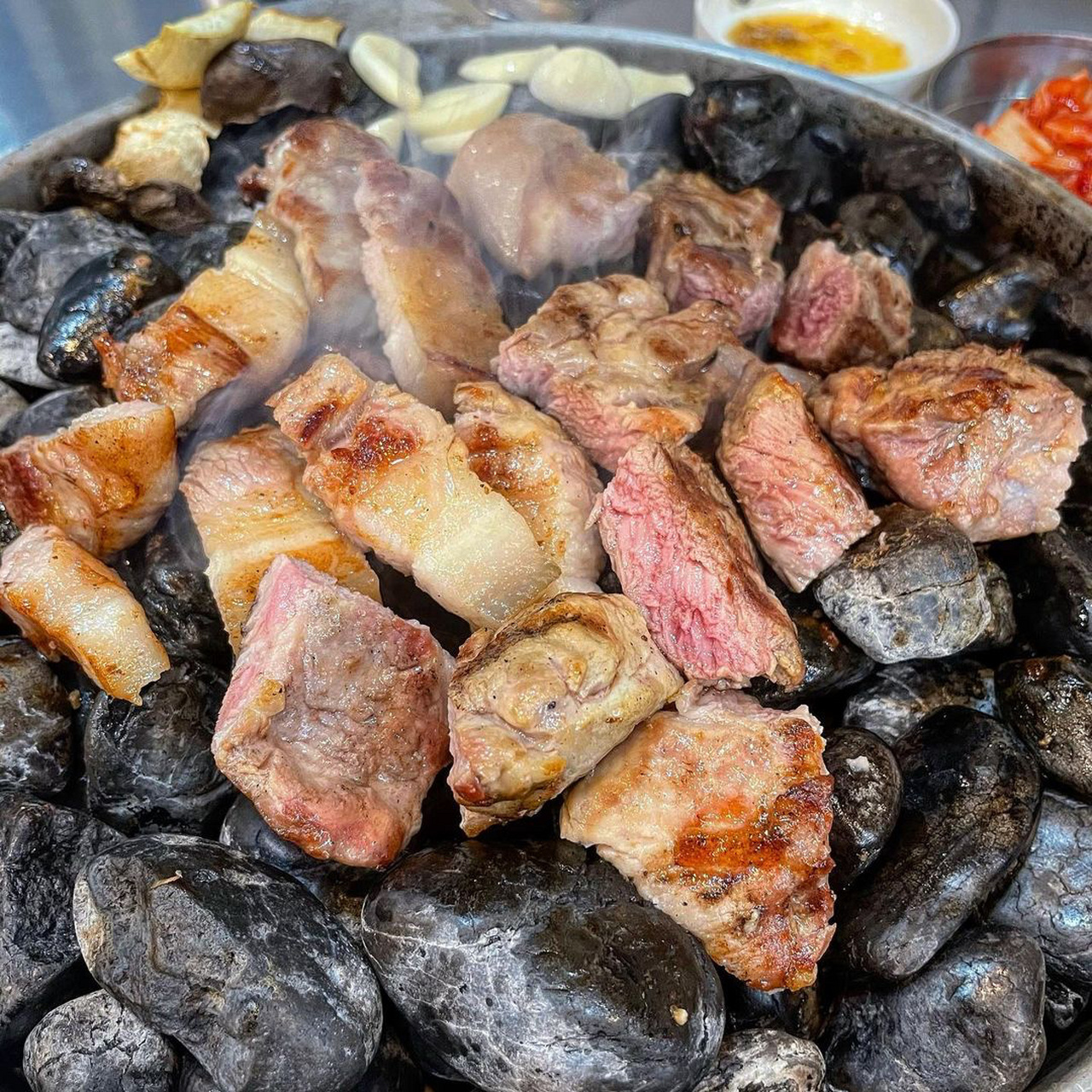 正宗内蒙古石头烤肉图片