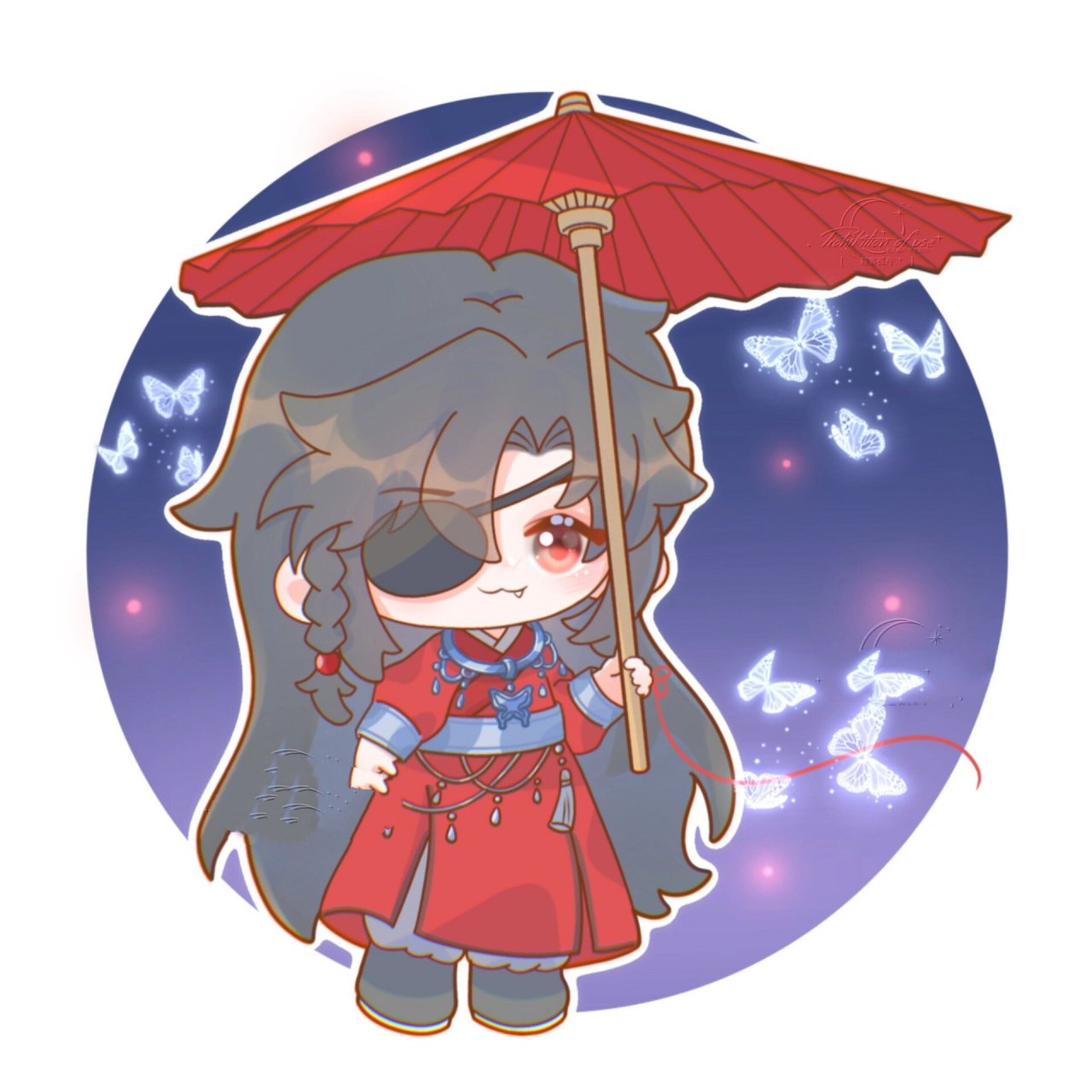 天官赐福|花怜|花城谢怜|墨香铜臭|q版情头 补上了怜怜,跟花花凑了一