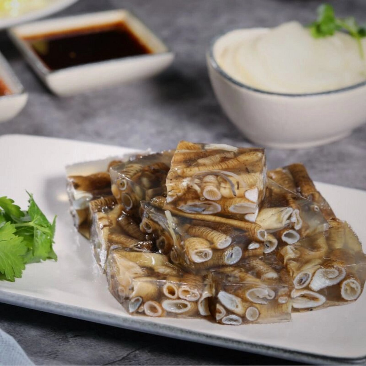 土笋冻,原谅我实在受不了这个口感 软趴趴的,不爱吃