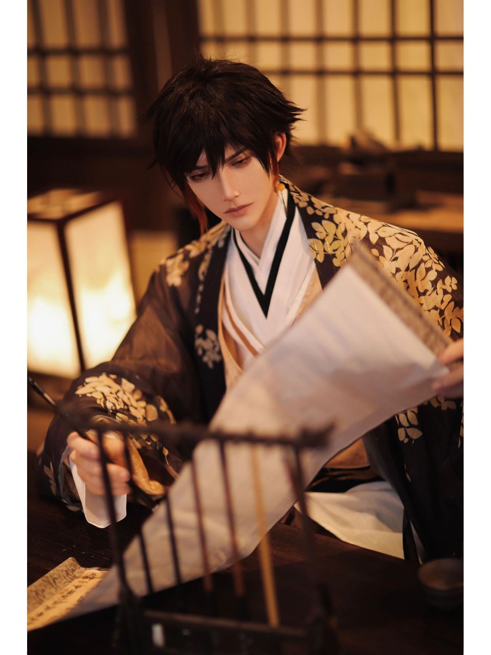 【原神 钟离】cos    一个私设的老爷子 希望米哈游能赶紧出皮肤!