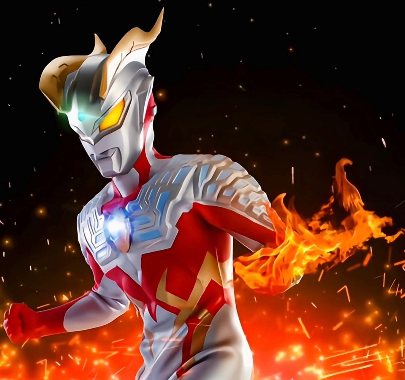 日冕,灼燃强壮躯体 赛罗奥特曼壁纸第六弹:日冕强壮型赛罗 "这就是从