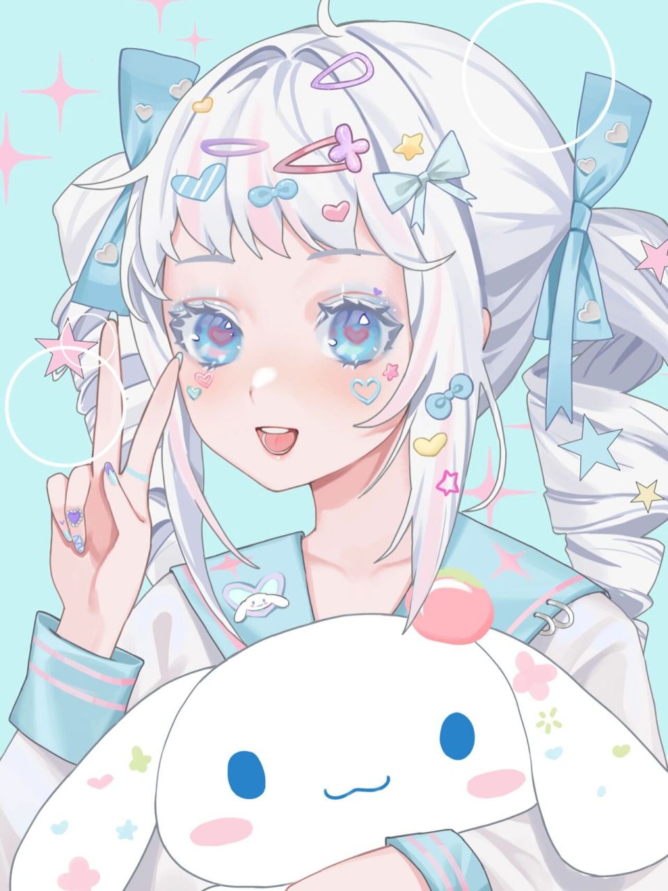 玉桂狗拟人 要印本子啦 这次是一整套 分别有 库洛米,美乐蒂,玉桂狗和