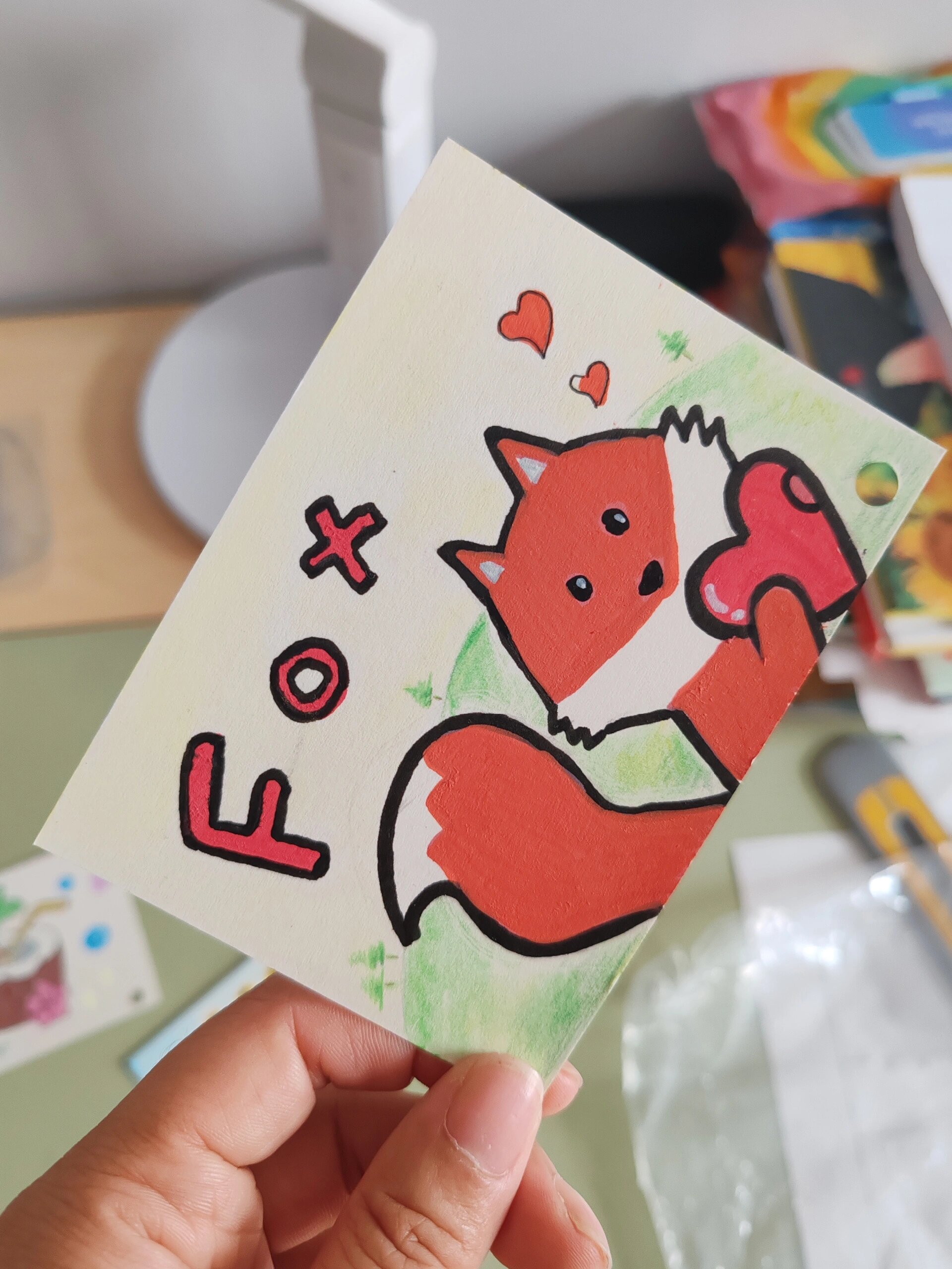 手绘单词卡 咱就是说 这么画下去 是不是可以不用买单词卡了 	 老母亲