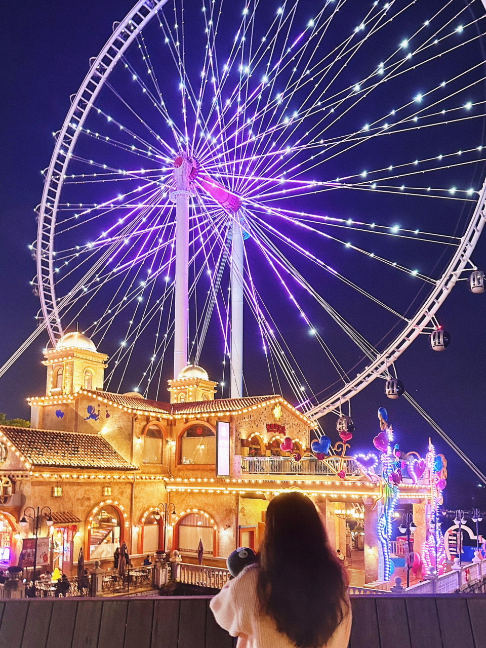 今天终于去打卡顺德欢乐海岸plus的摩天轮99 	 07从广州龙溪出发