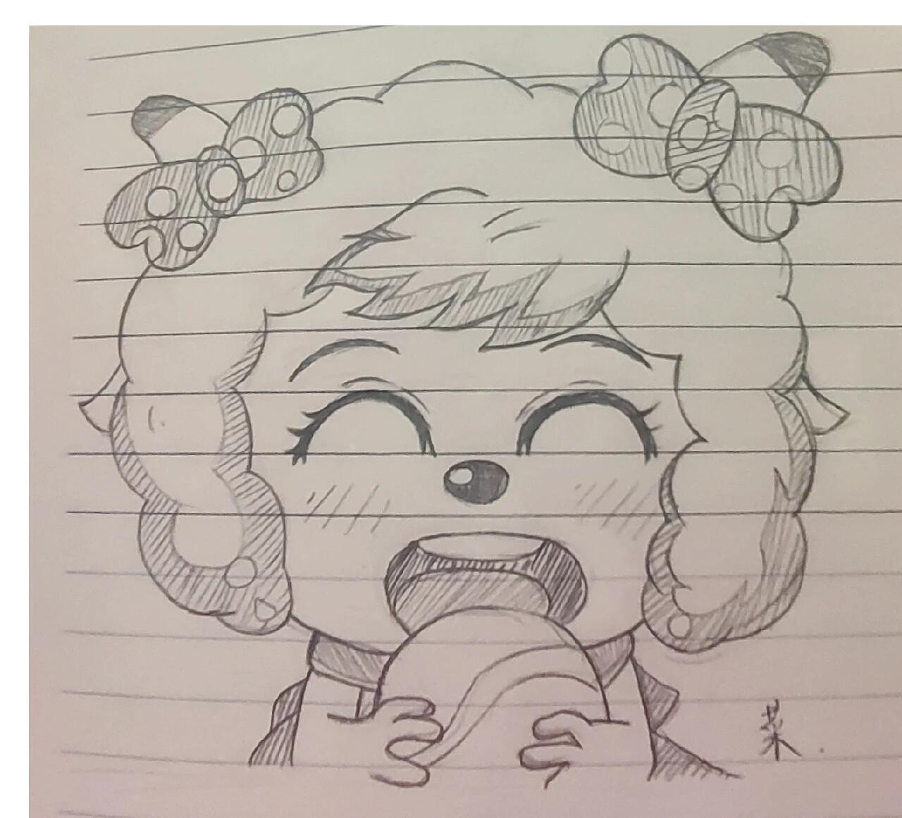美羊羊手绘 哒咩描图不喜勿喷