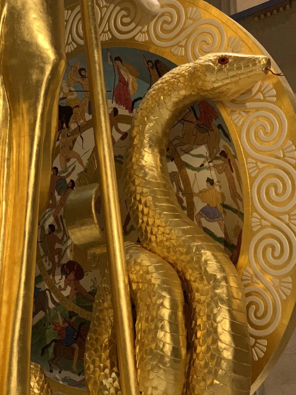 美国复刻版雅典娜雕像statue of athena 帕特农神庙是古希腊奉祀