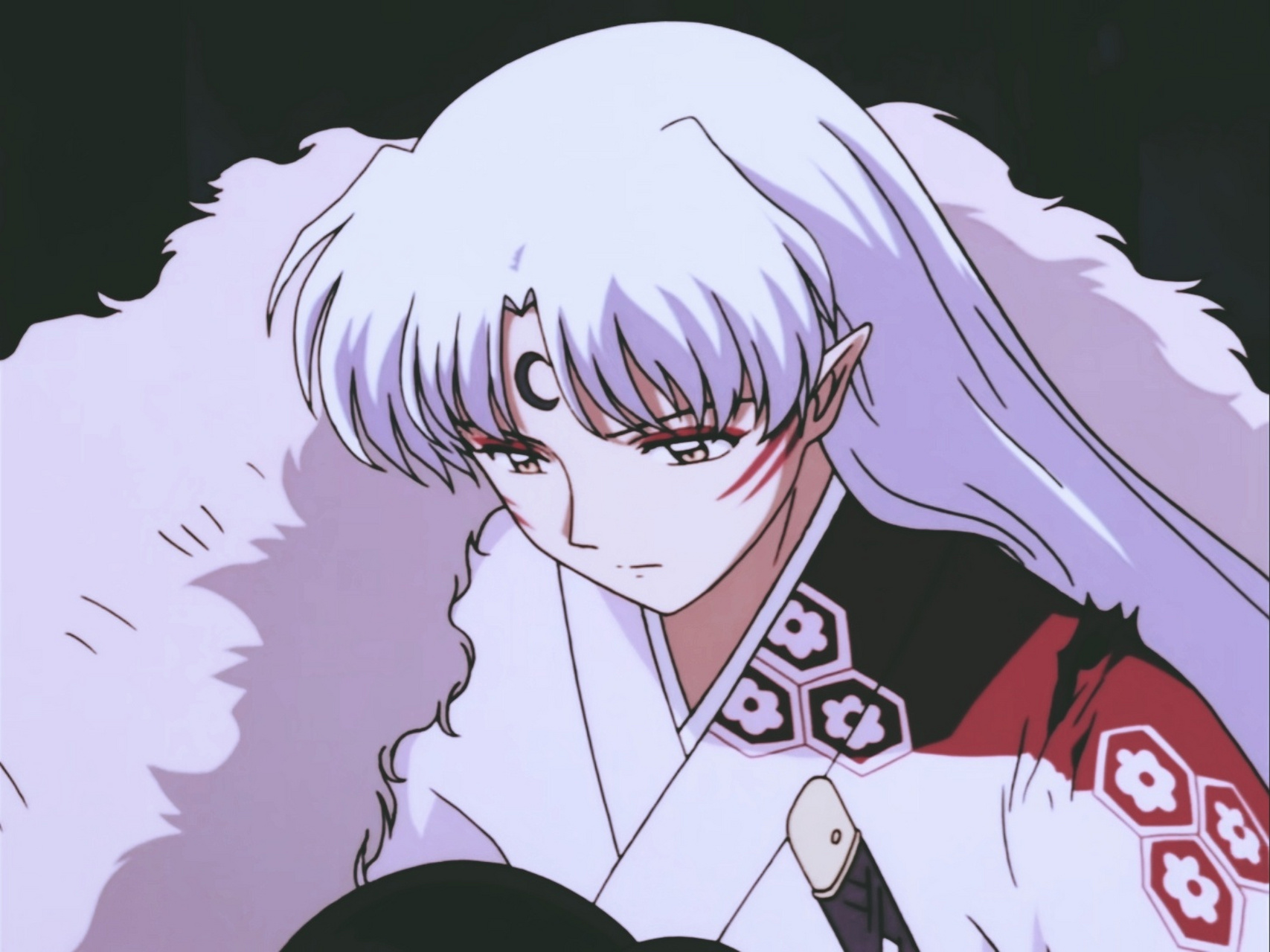 杀生丸美图,动漫最帅的角色之一