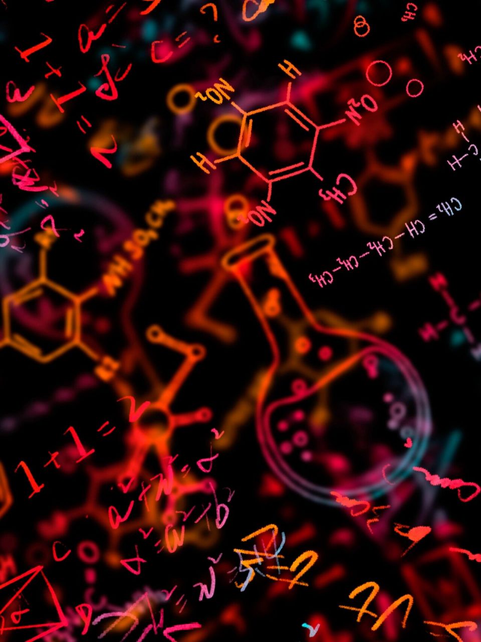 恶搞壁纸 数学题图片