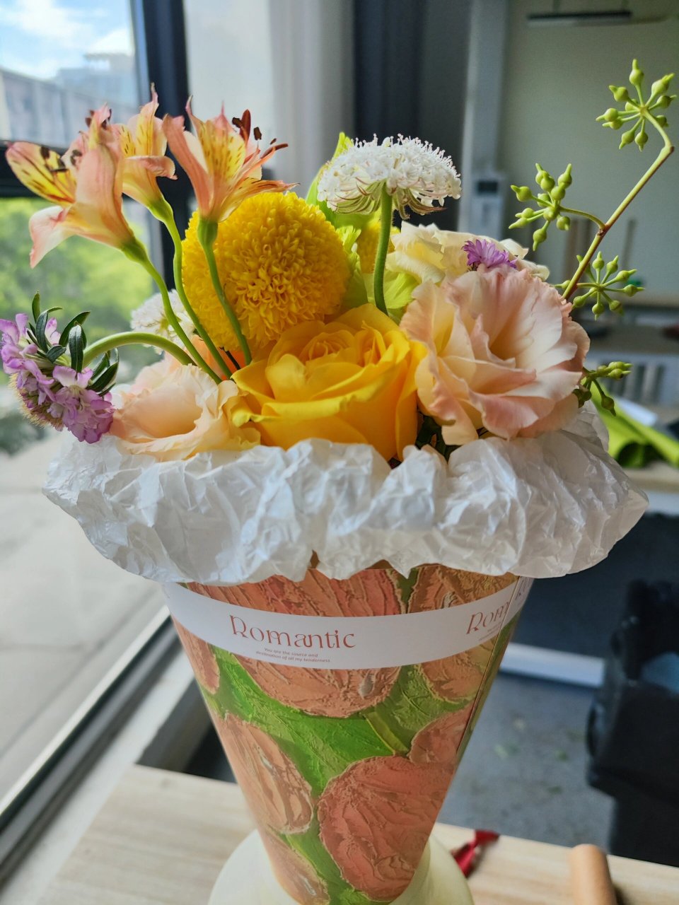 冰淇淋花束~ 好可爱的乒乓菊