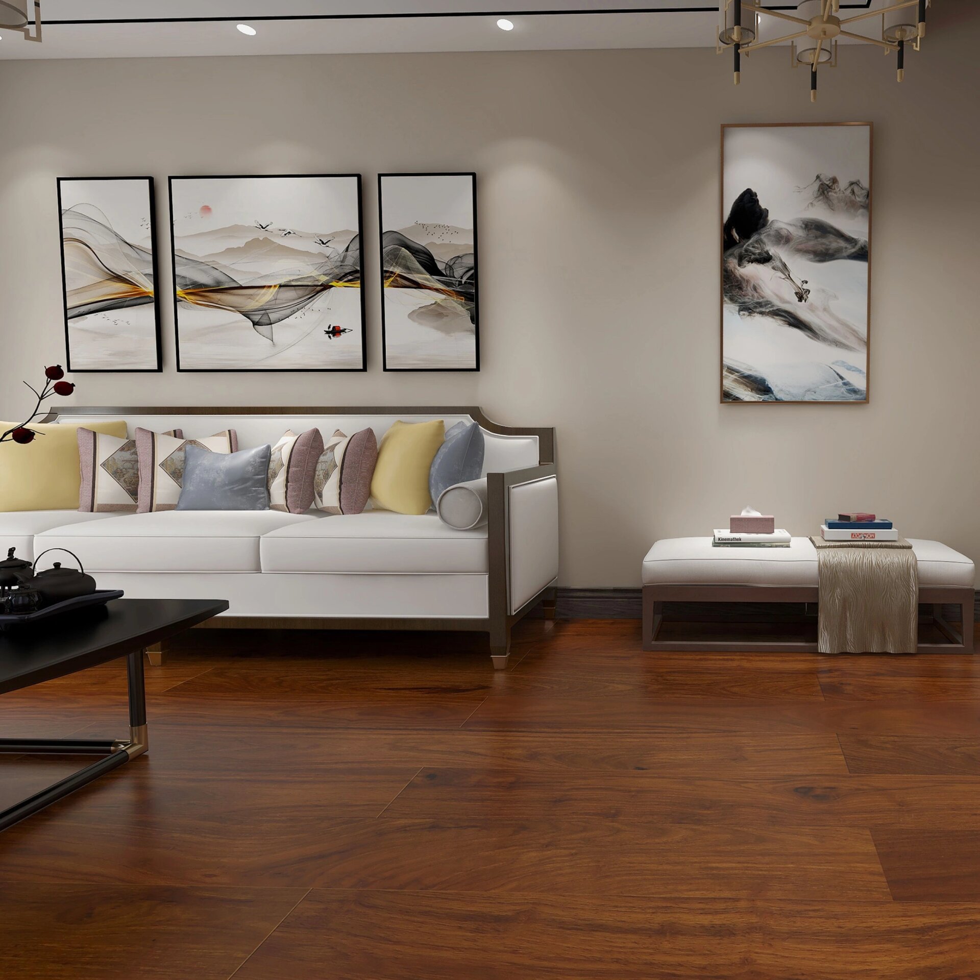 亚花梨实木地板,你绝对不能错过