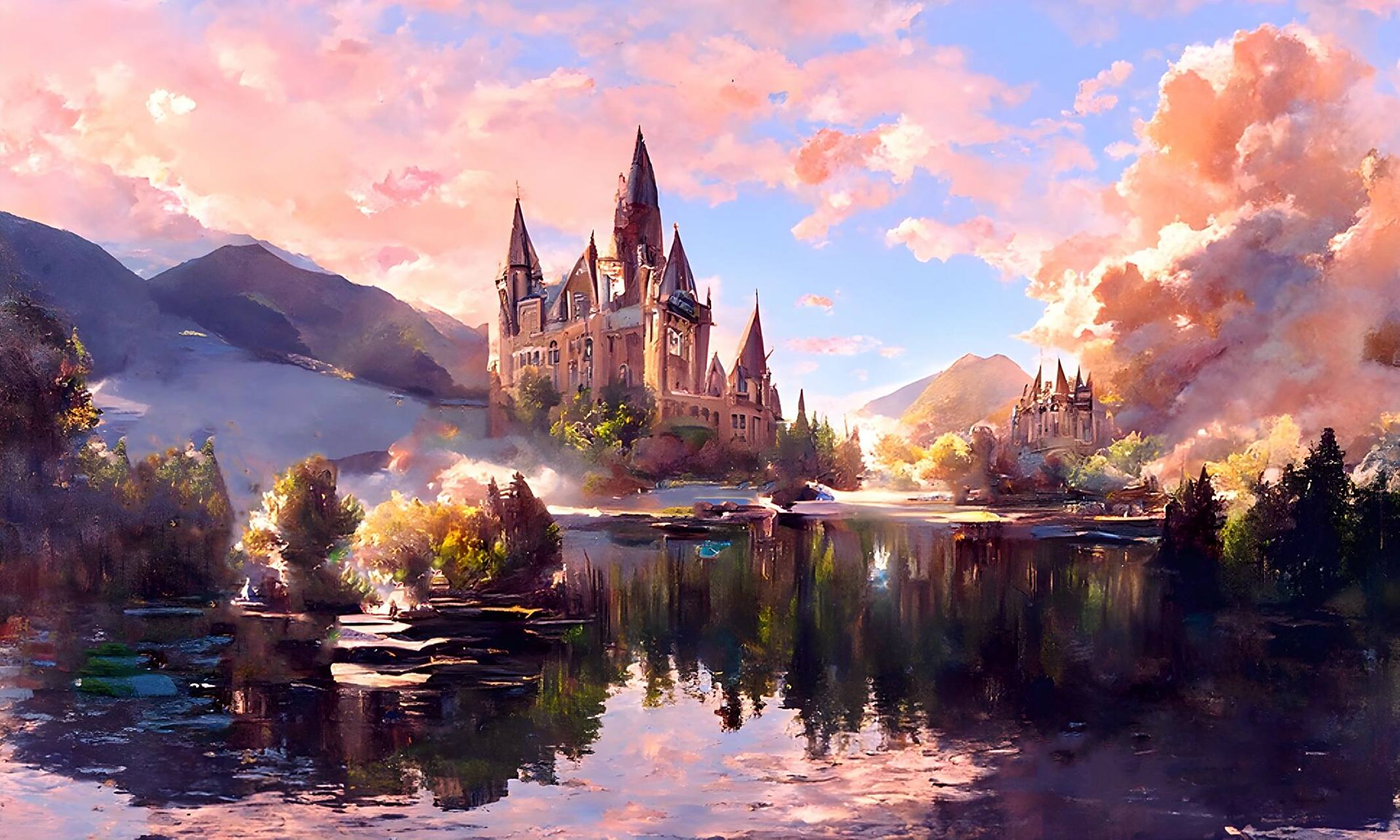 潮起潮落云卷云舒,霍格沃茨岁月静好949494 给平板换上这套壁纸