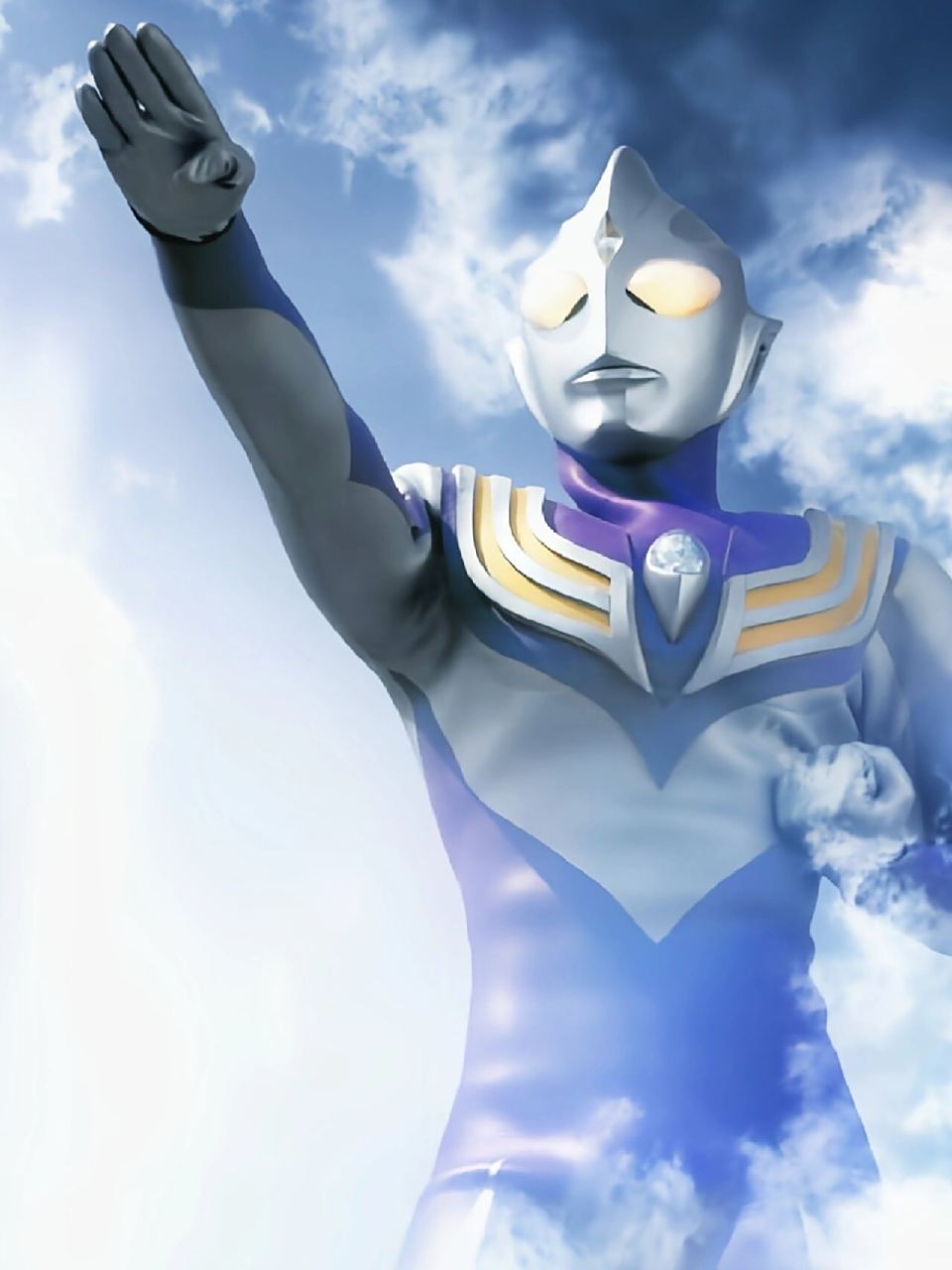 天空疾驰之光 迪迦奥特曼壁纸第三弹:迪迦空中型