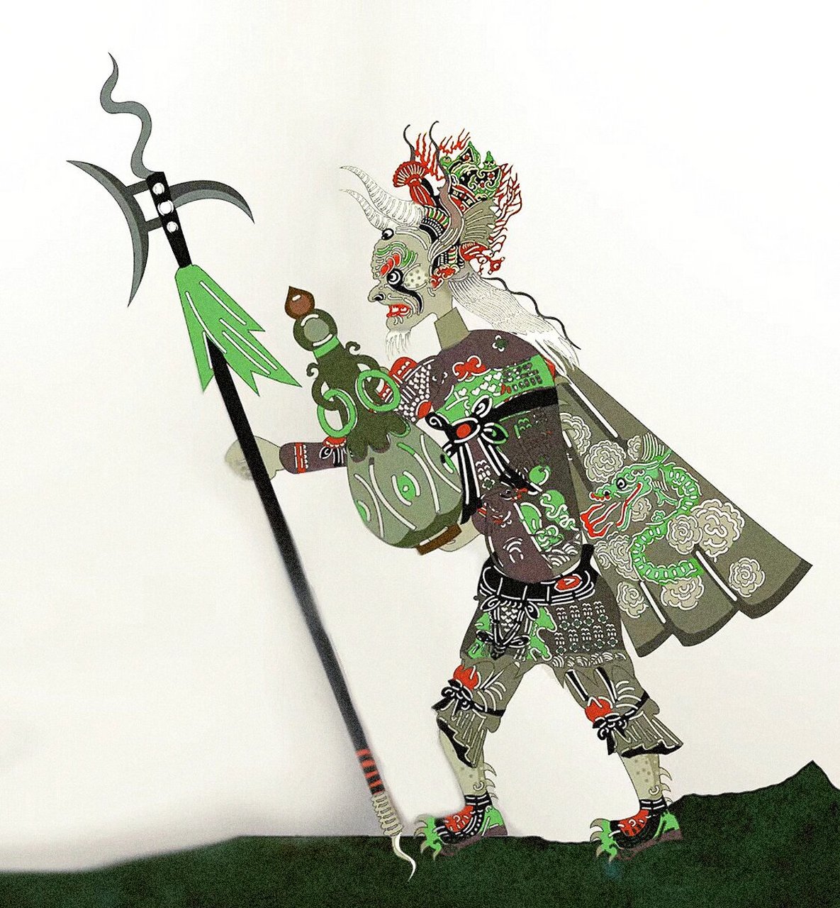 原创皮影 西游记 银角大王 妖王 神话人物 原创不易,请勿抄袭 转载