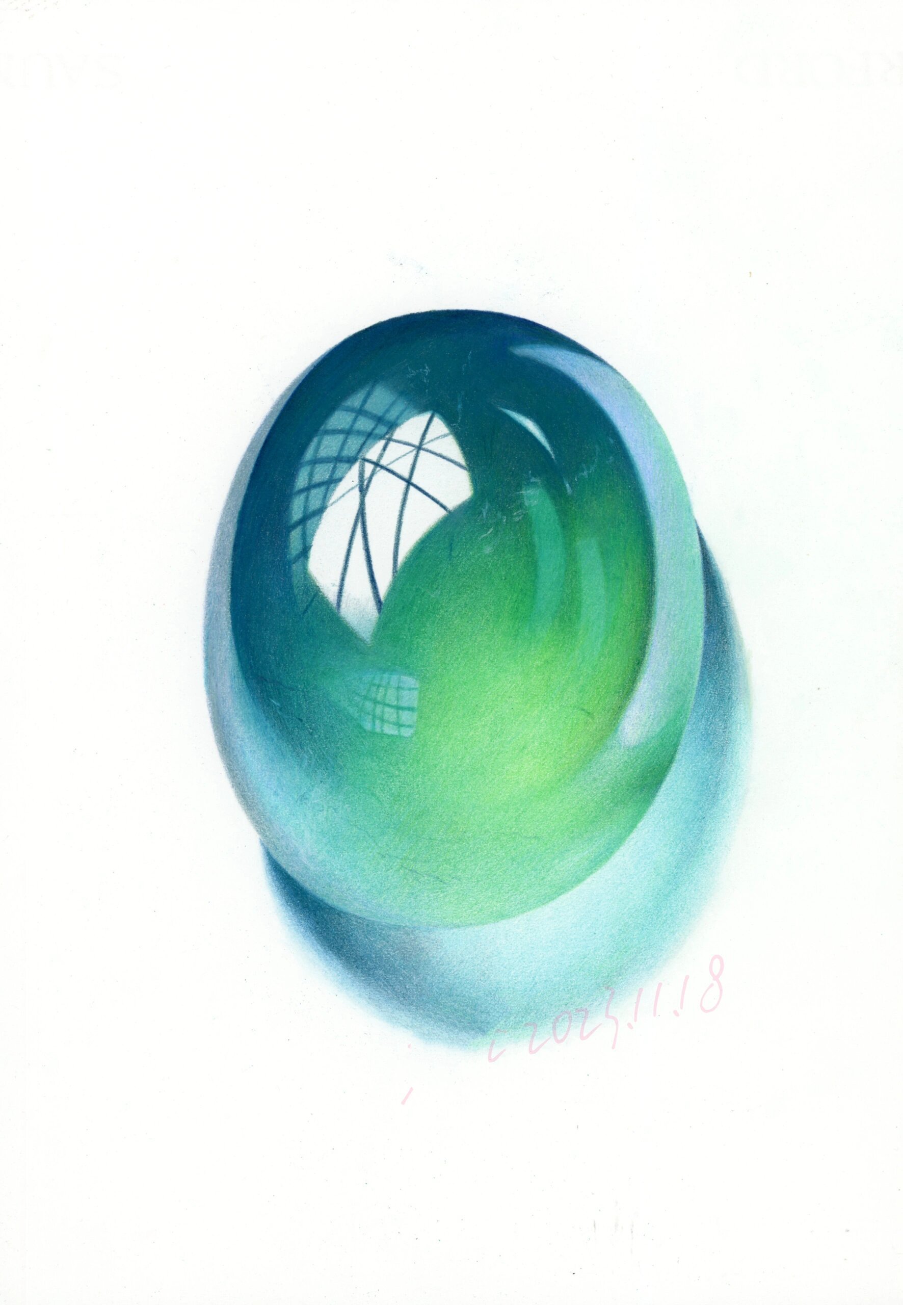 彩铅宝石|步骤图来啦