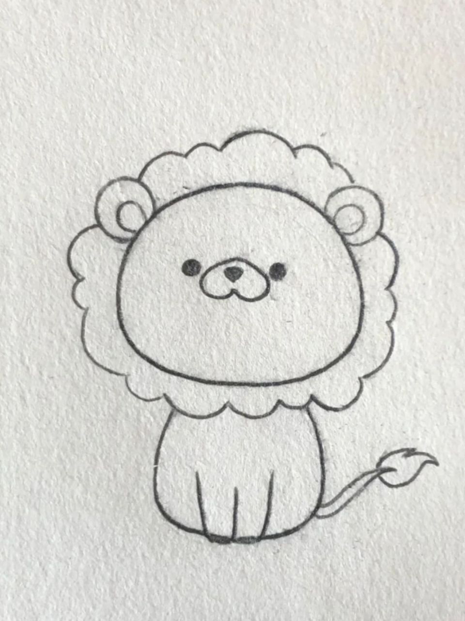 狮子简笔画 你不该只是这样而已, 你必须在声声不息中扮演自己的角色.