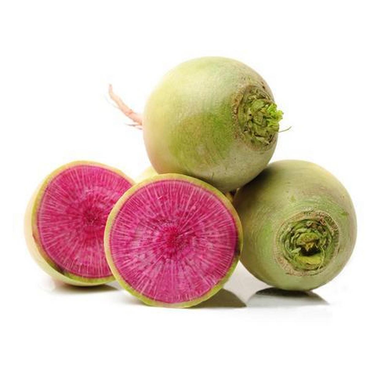 养肝食物  1,生吃萝卜解春困  心里美萝卜  萝卜有小人参的美名,富含