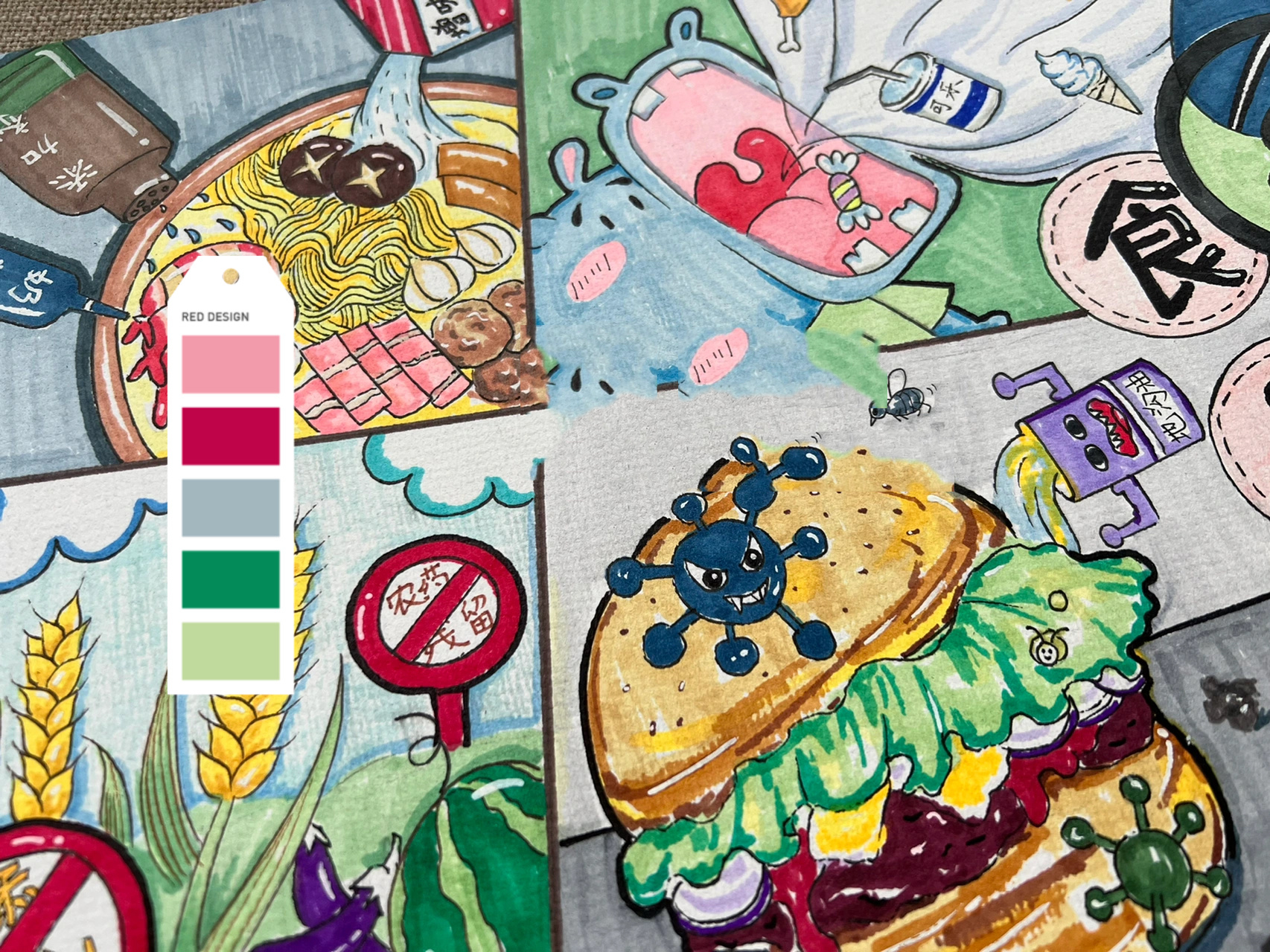 食品安全海报         食品安全海报,可借鉴,参考,不可参赛哟!