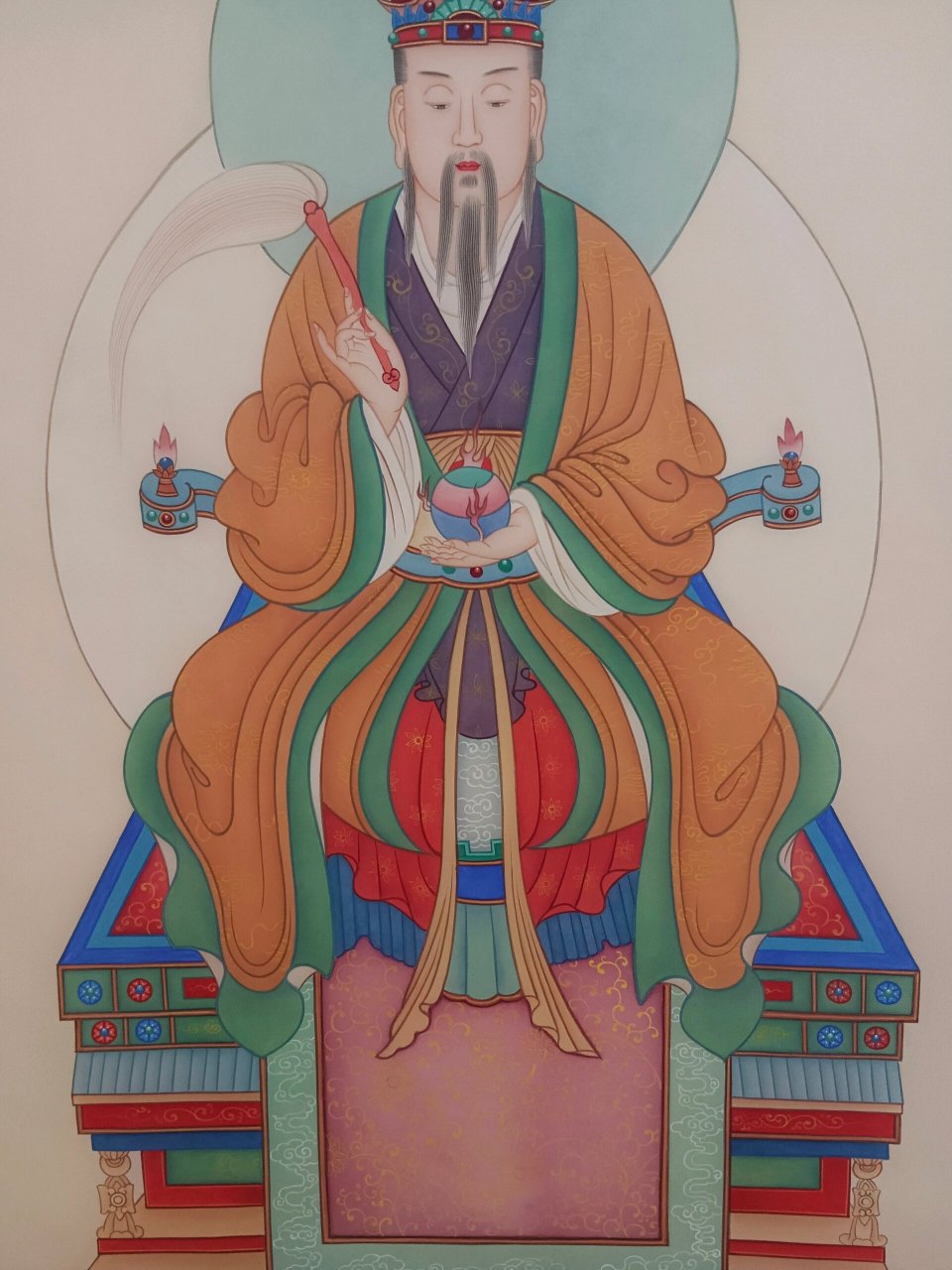 原创吕祖,吕洞宾画像绘制完成