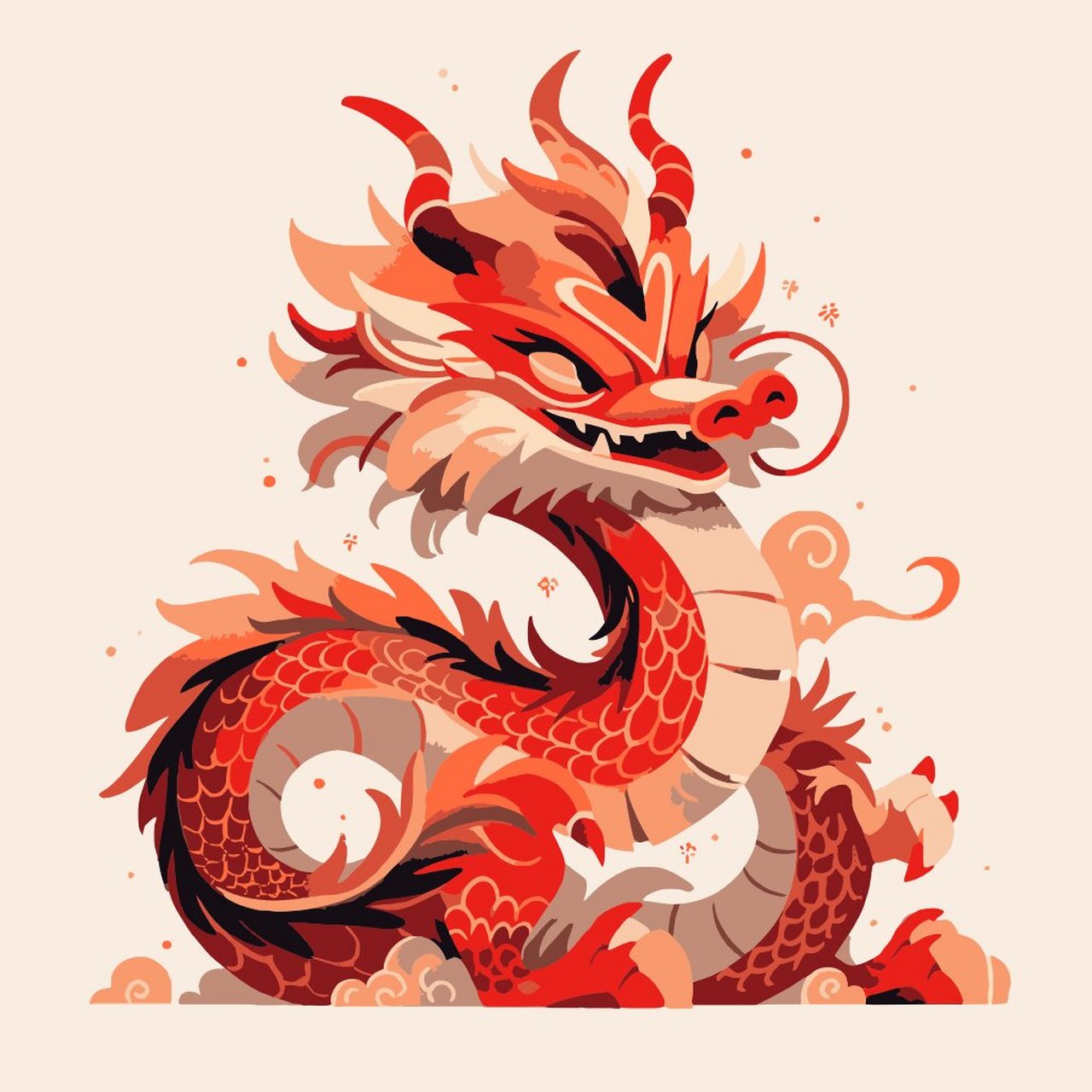 龙图头像 闪耀新年的绝美小龙781594 精致又好看7815 新年