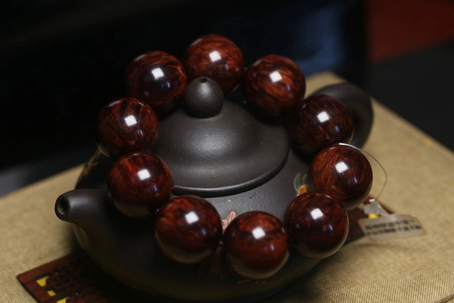 5手串 海南降真香红降花梨公2.