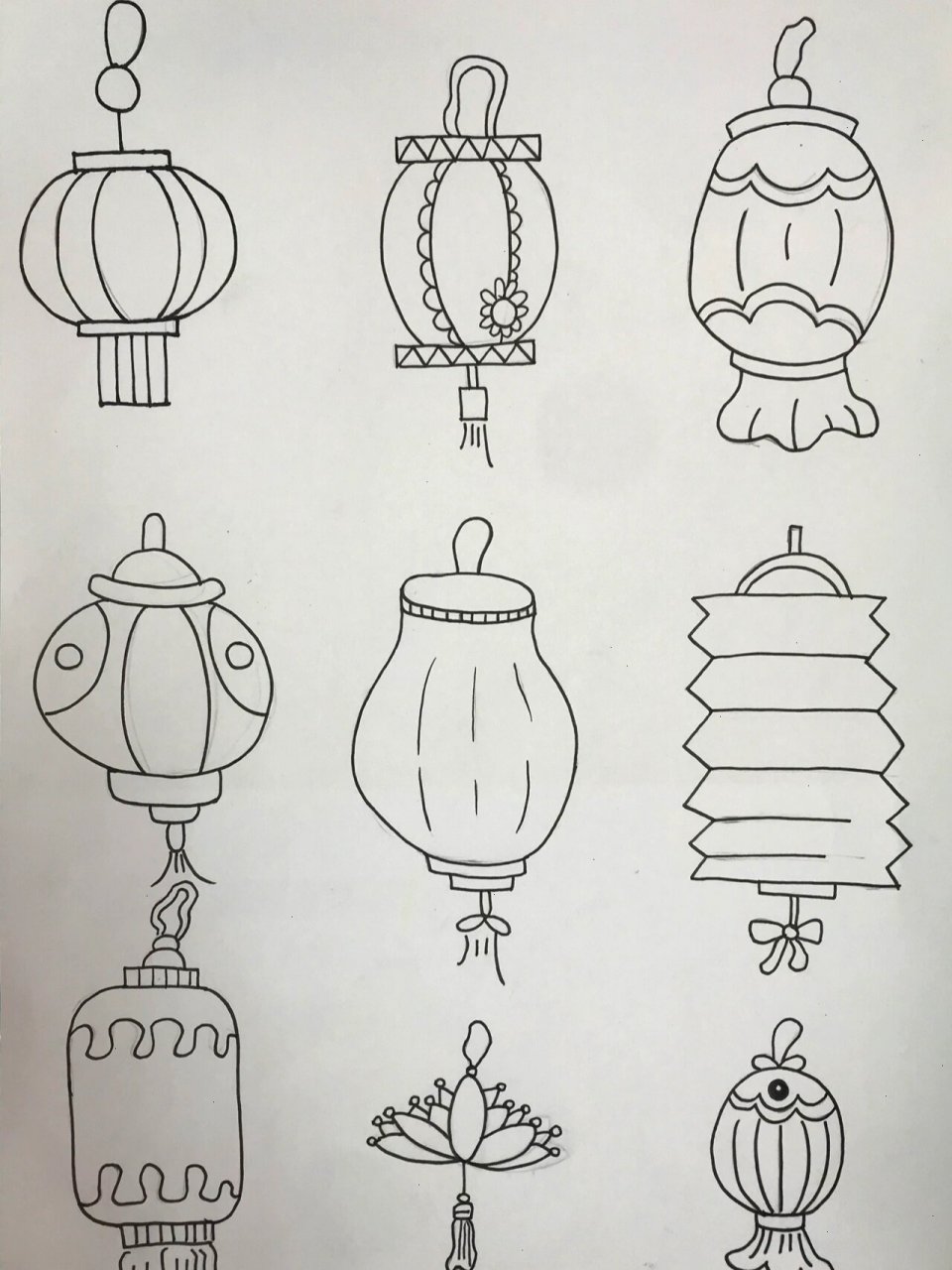 儿童画—灯笼🏮(附灯笼简笔画) 课程主题:灯笼 课程类型:创意美术