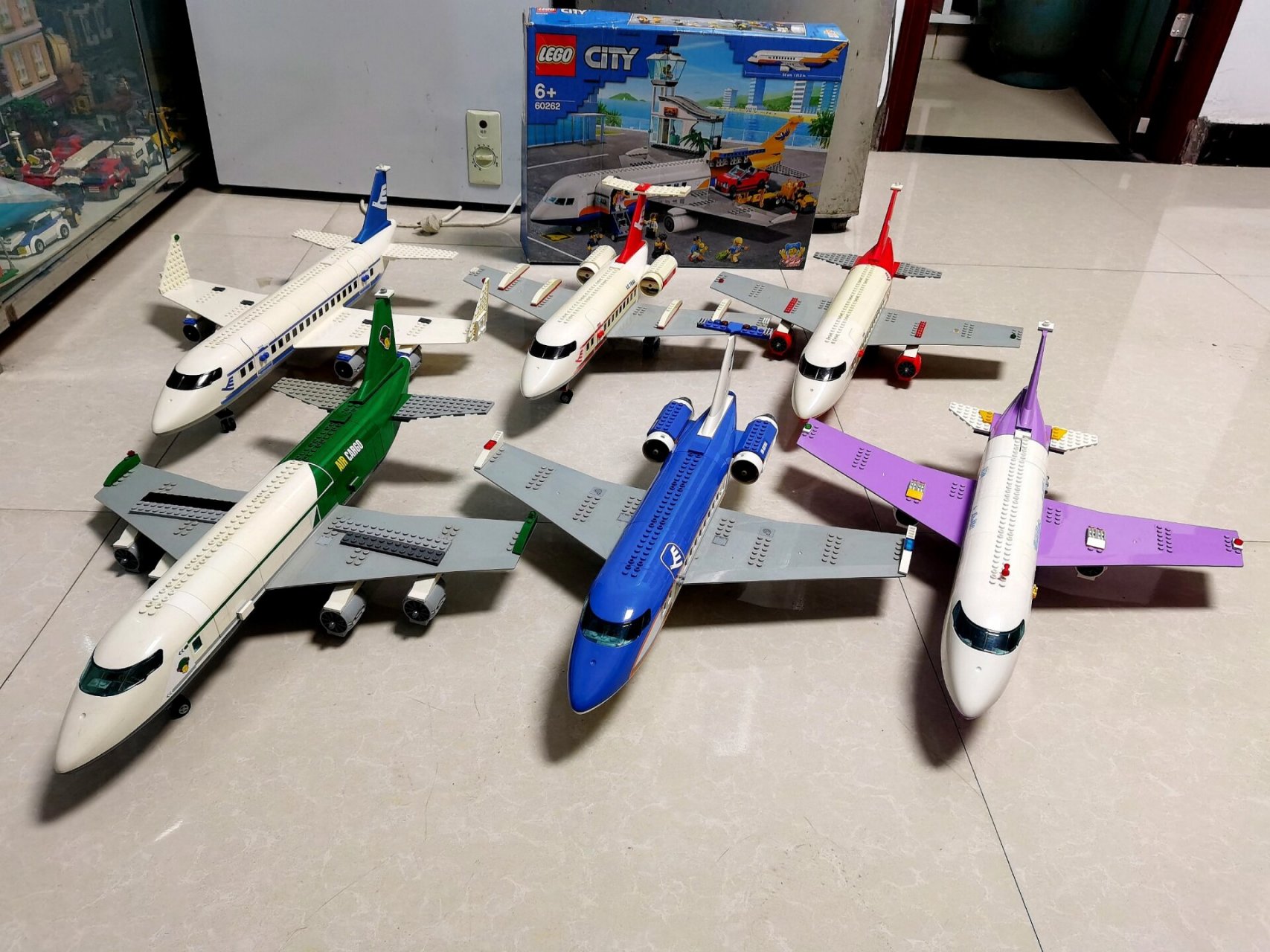 乐高城市系列客运,货运飞机 7893 7894 3182 60022 60104 41109