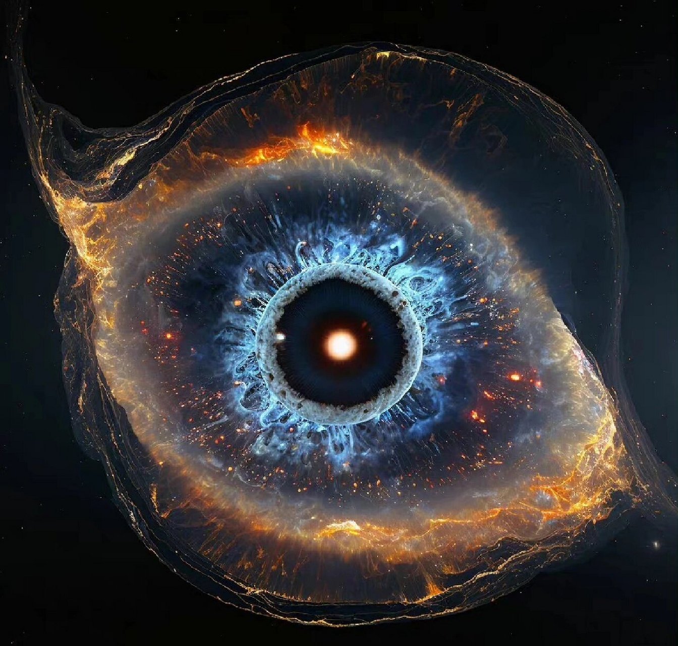 这些漂亮的宇宙之眼却是恒星死亡之际最美丽的一刻,虽然美丽却是死亡