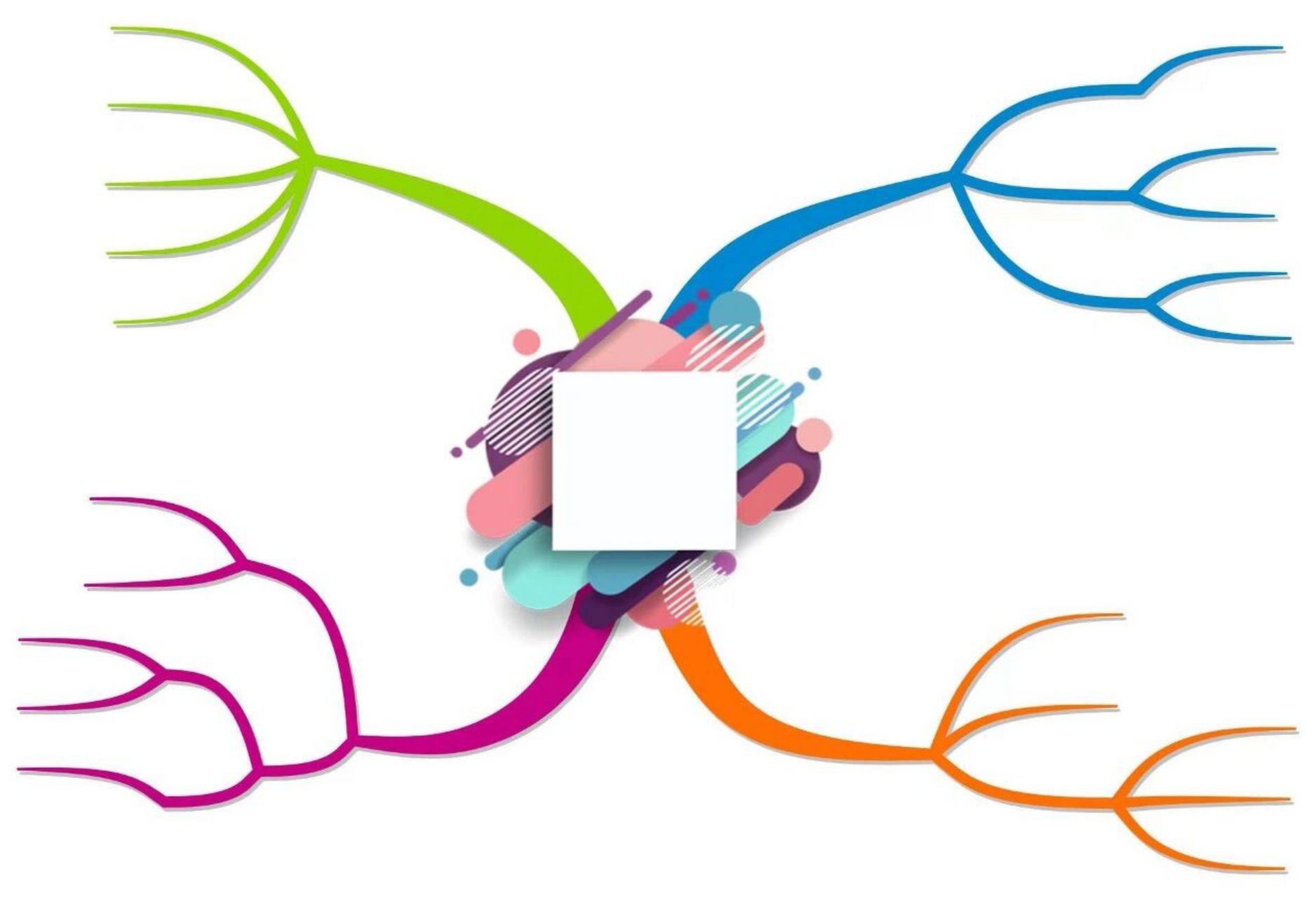 数学思维导图模板(1) 再也不用担心做思维导图了,免费模板直接用