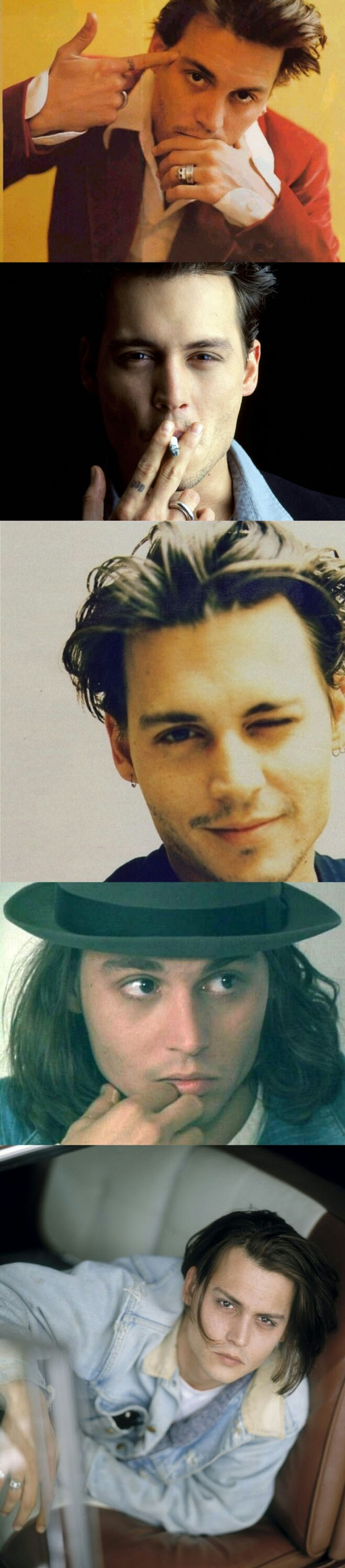 年轻时的德普真是太有魅力了!