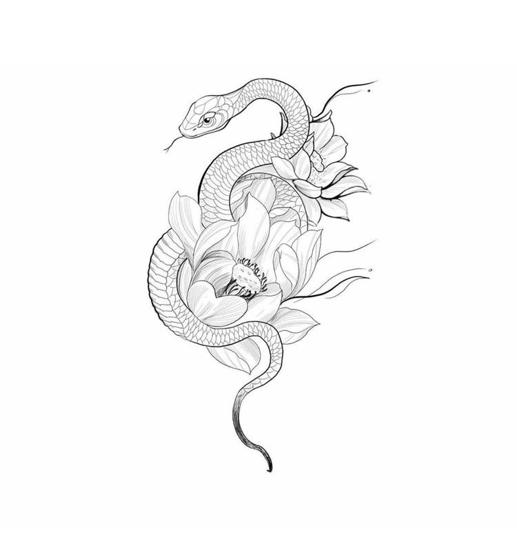 tattoo纹身图案分享|蛇